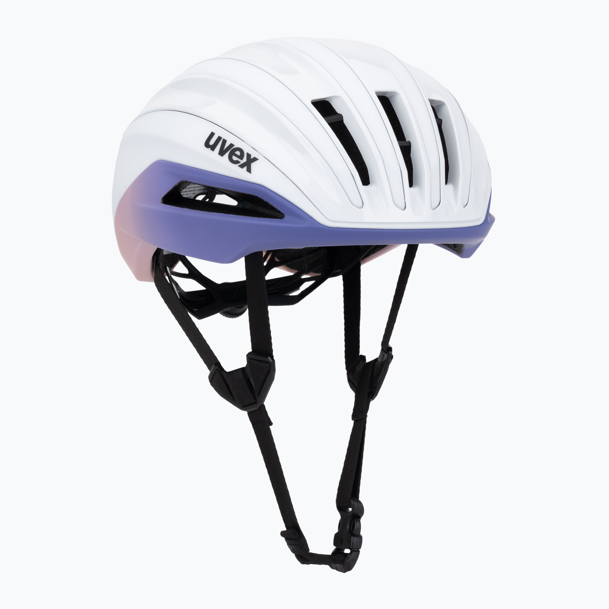 Cască de bicicletă UVEX Surge Aero MIPS white/lilac apricot matt