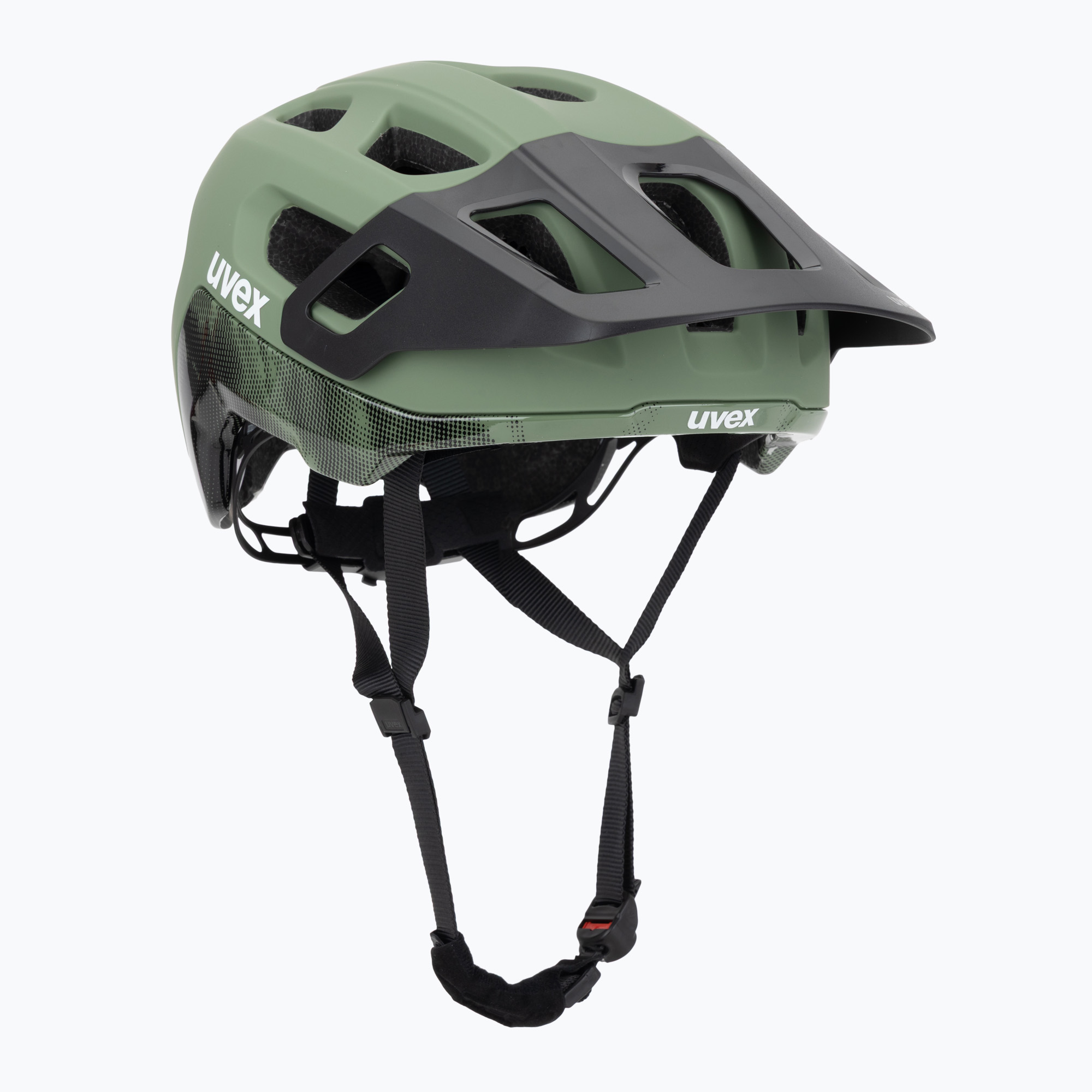 Cască de bicicletă UVEX React MIPS moss green/black matt