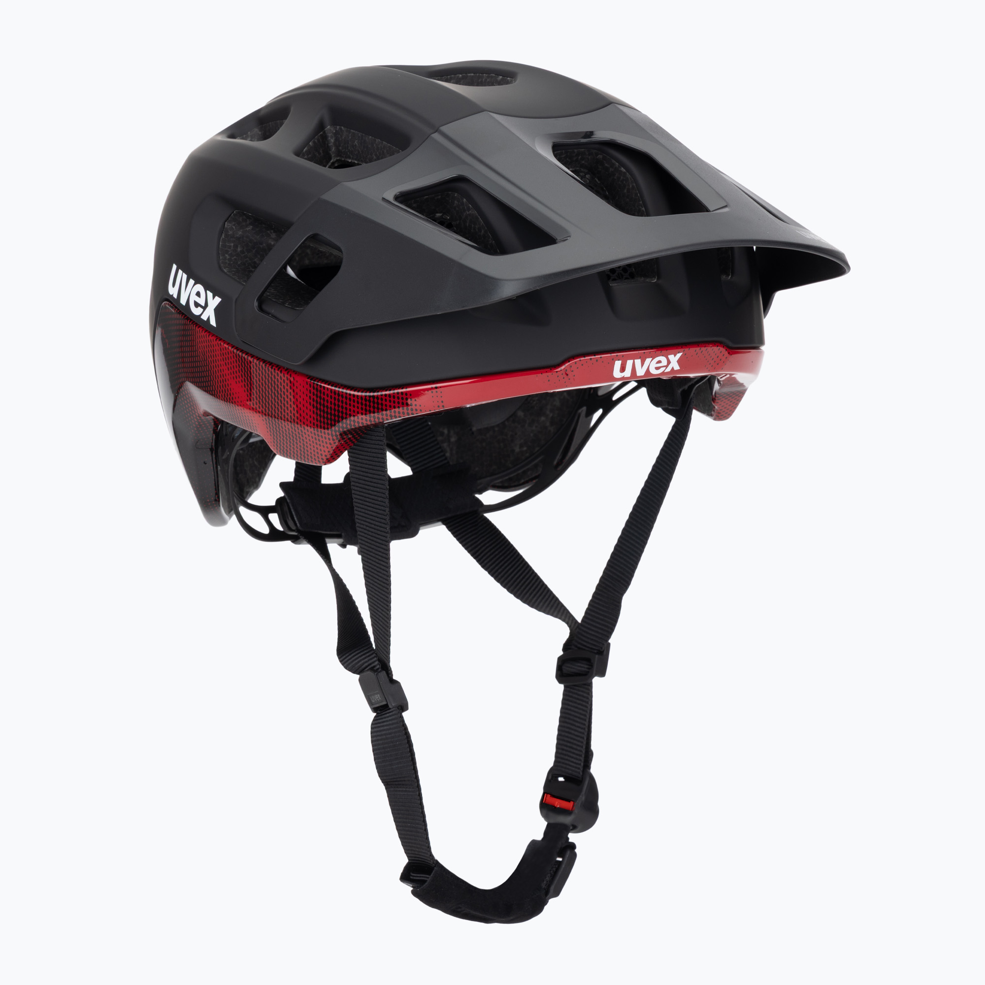 Cască de bicicletă UVEX React MIPS black/ruby red matt