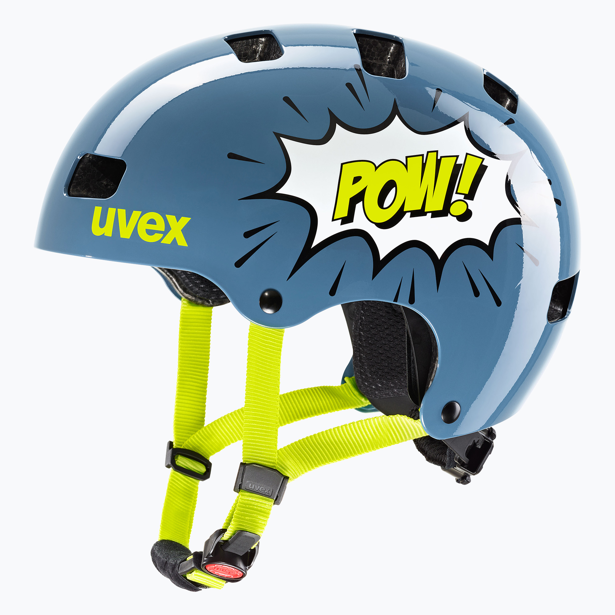 Cască pentru copii UVEX Kid 3 stone blue pow