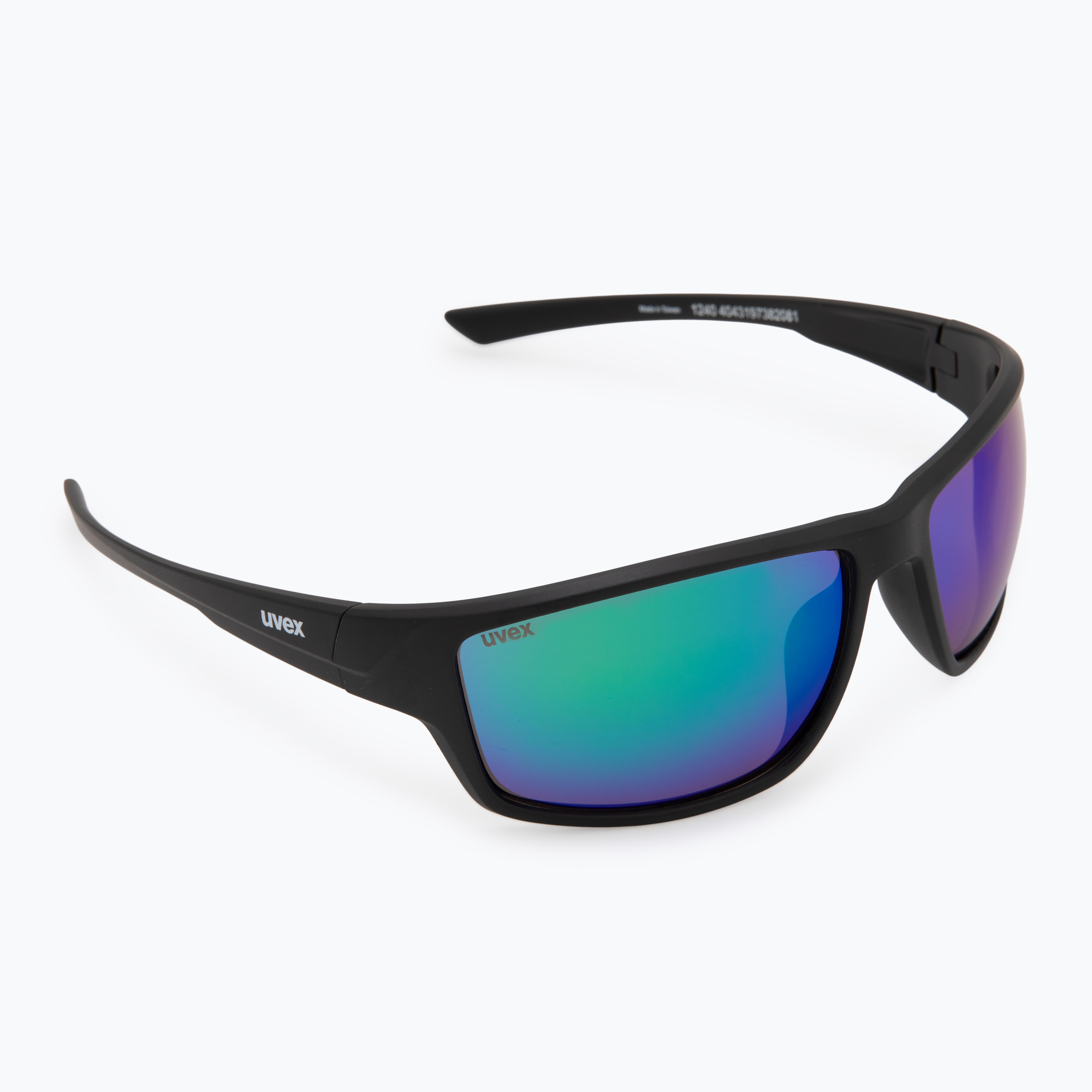 Ochelari de soare UVEX Sportstyle 230 black matt/mirror green
