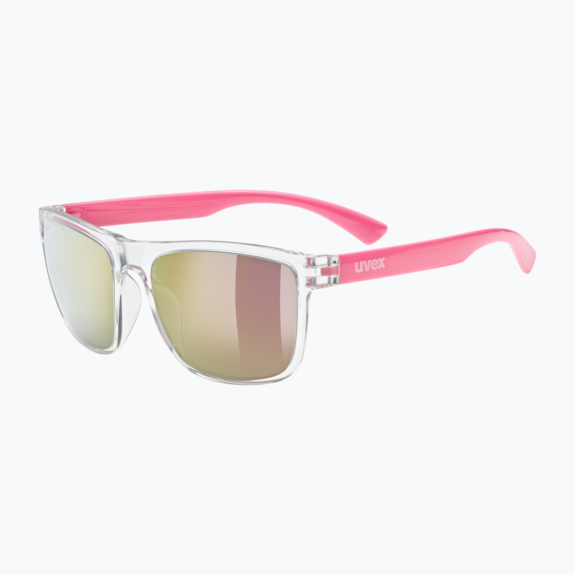 Okulary przeciwsłoneczne dziecięce UVEX Rookie Jr clear pink/mirror pink 
