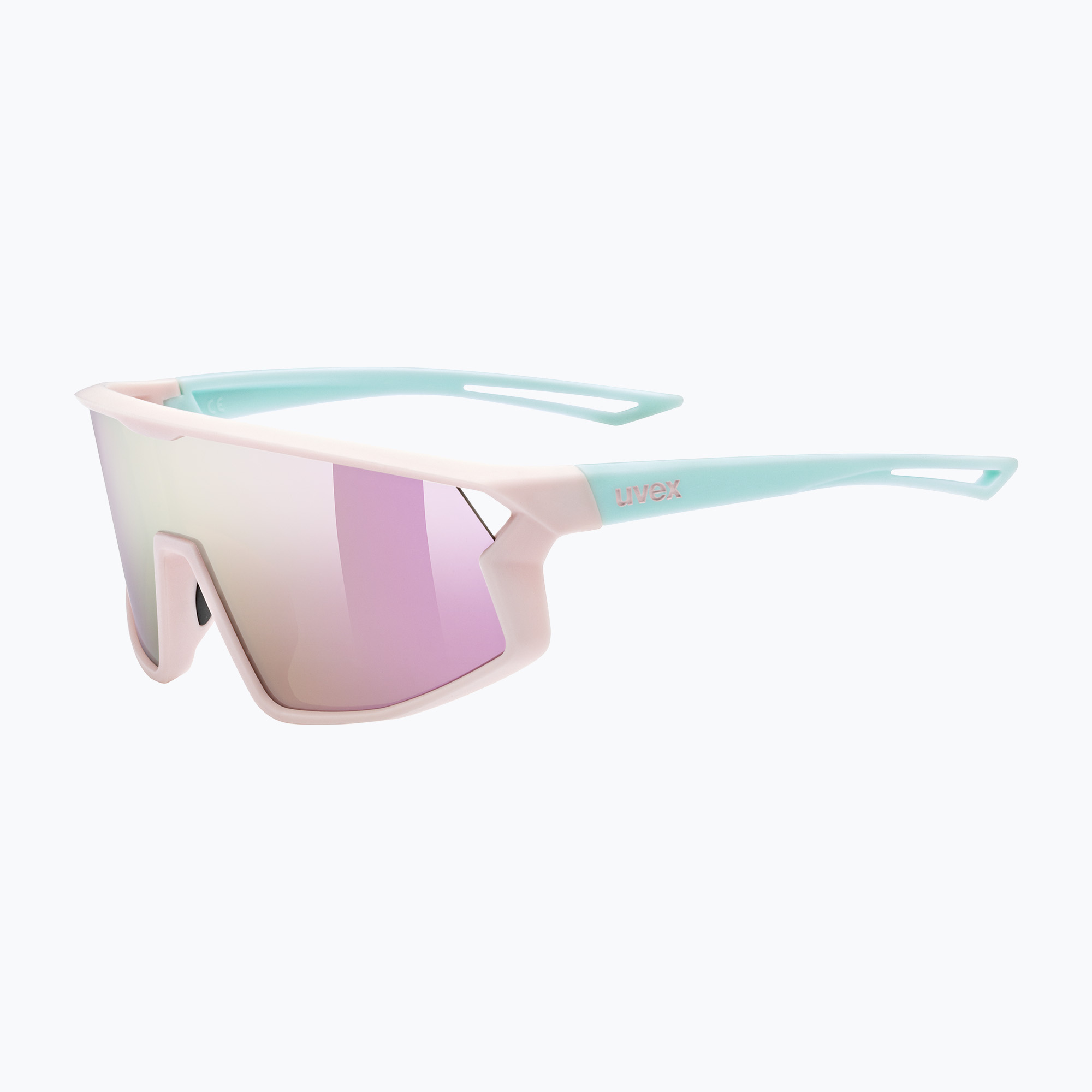 UVEX детски слънчеви очила Skyryse Jr розово/зелено матово/огледално розово