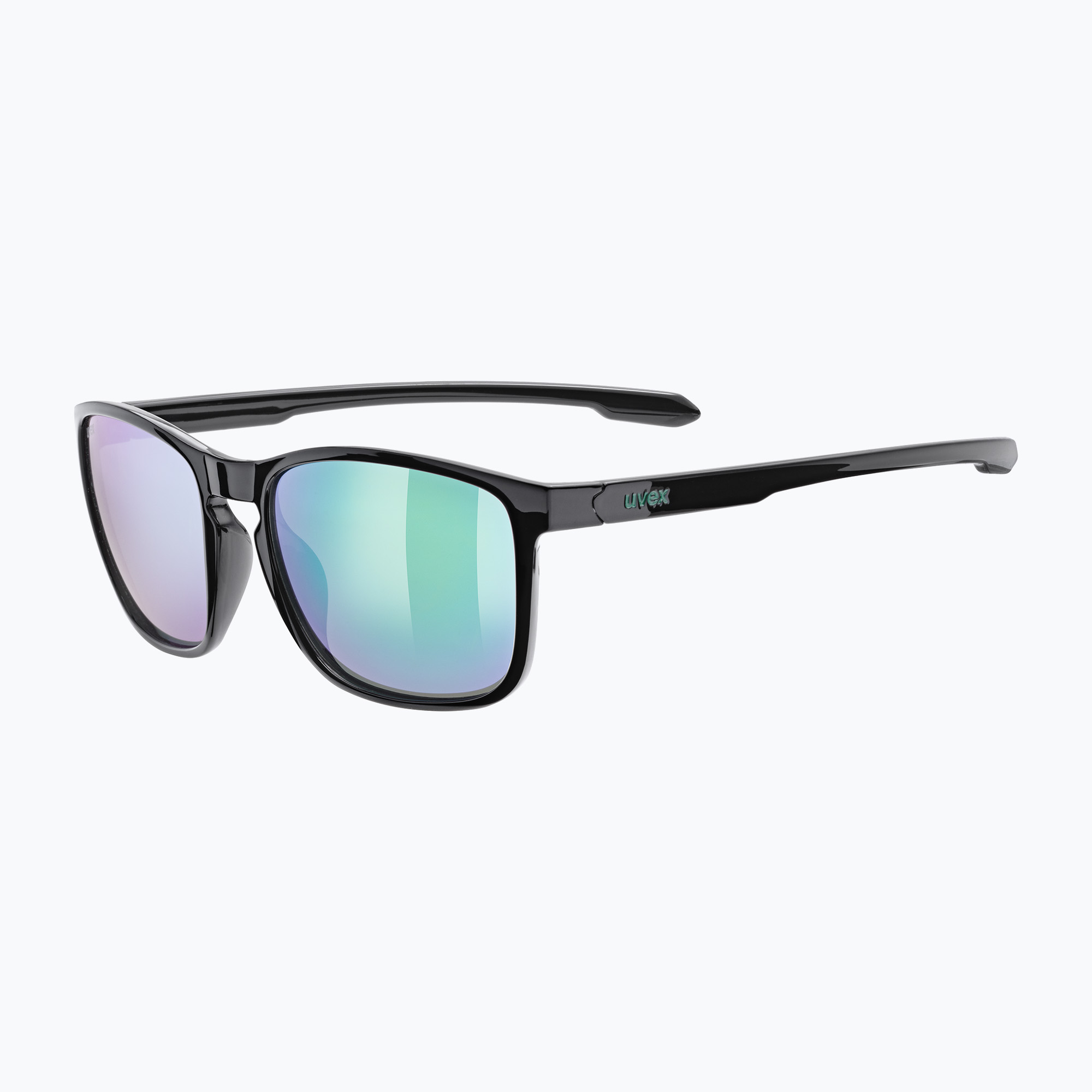 Okulary przeciwsłoneczne UVEX LGL 52 black/mirror green 