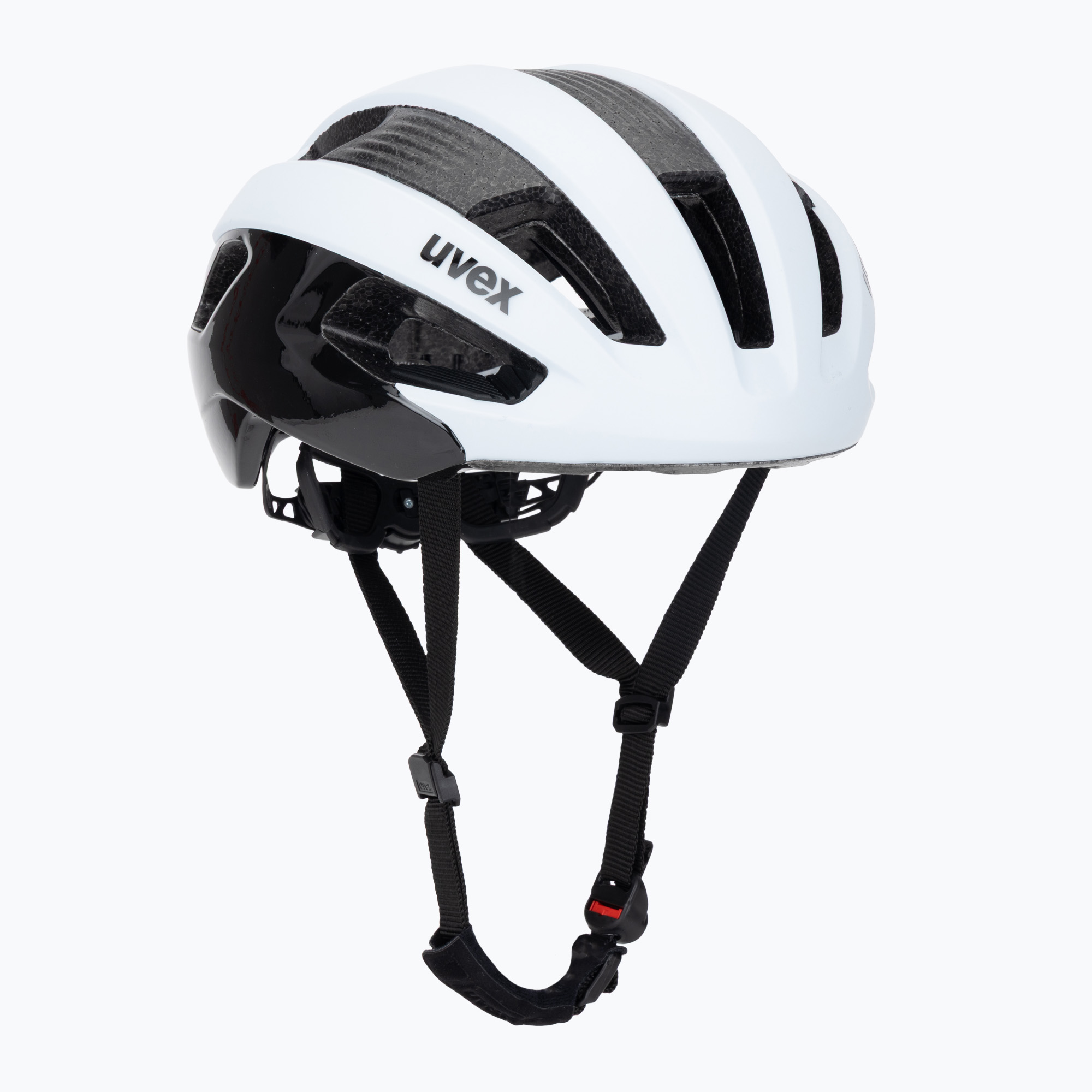 Cască de ciclism UVEX Rise CC cloud/black matt