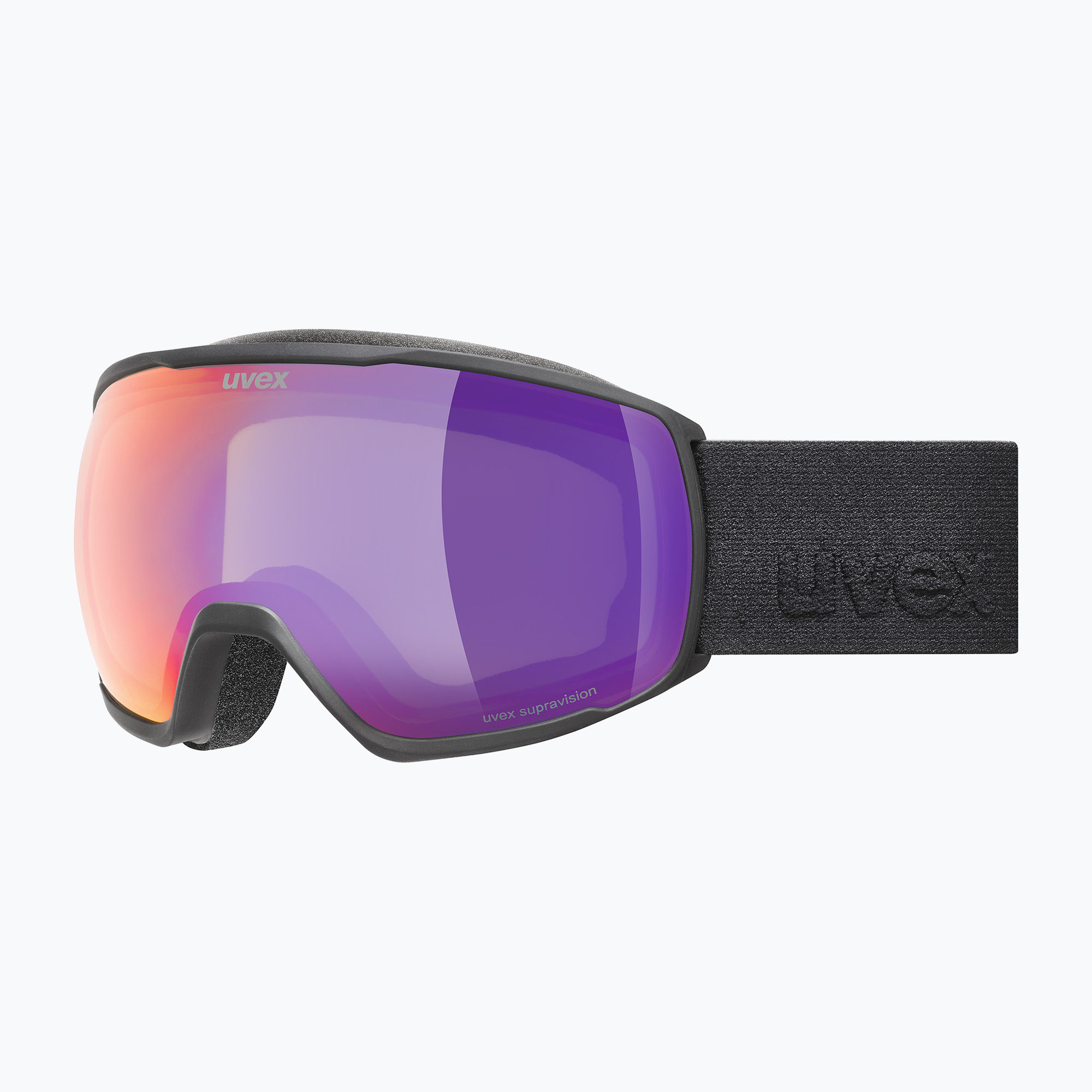 Maschera da sci UVEX Victorious FM black matt/mirror ruby