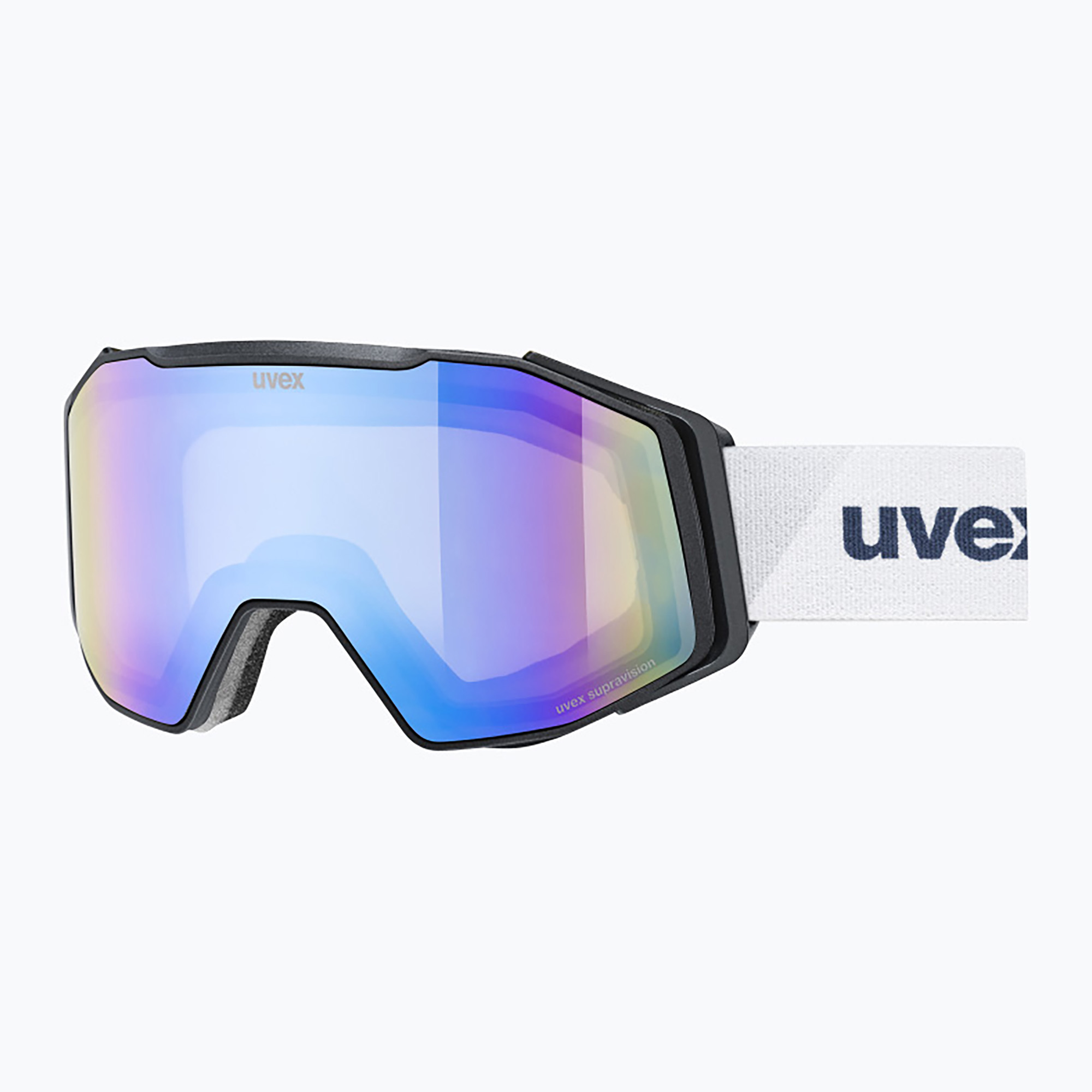 Скиорскa маска UVEX Gravity FM S2 black matt/mirror blue