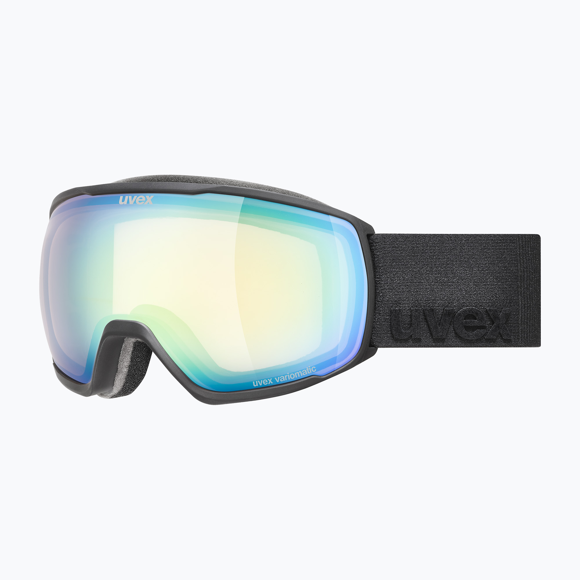 Ski goggles UVEX Victorious V black matt/vario green mirror