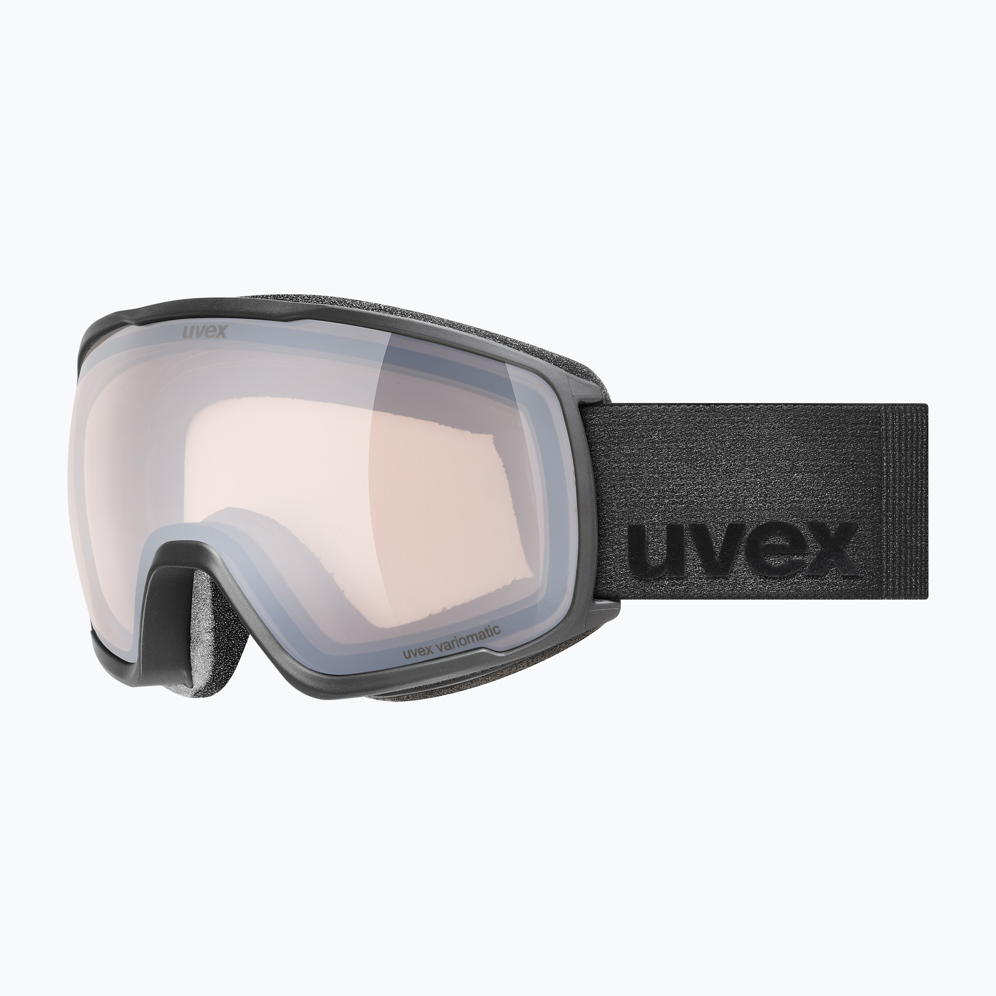 Ski goggles UVEX Victorious S V black matt/vario silver mirror