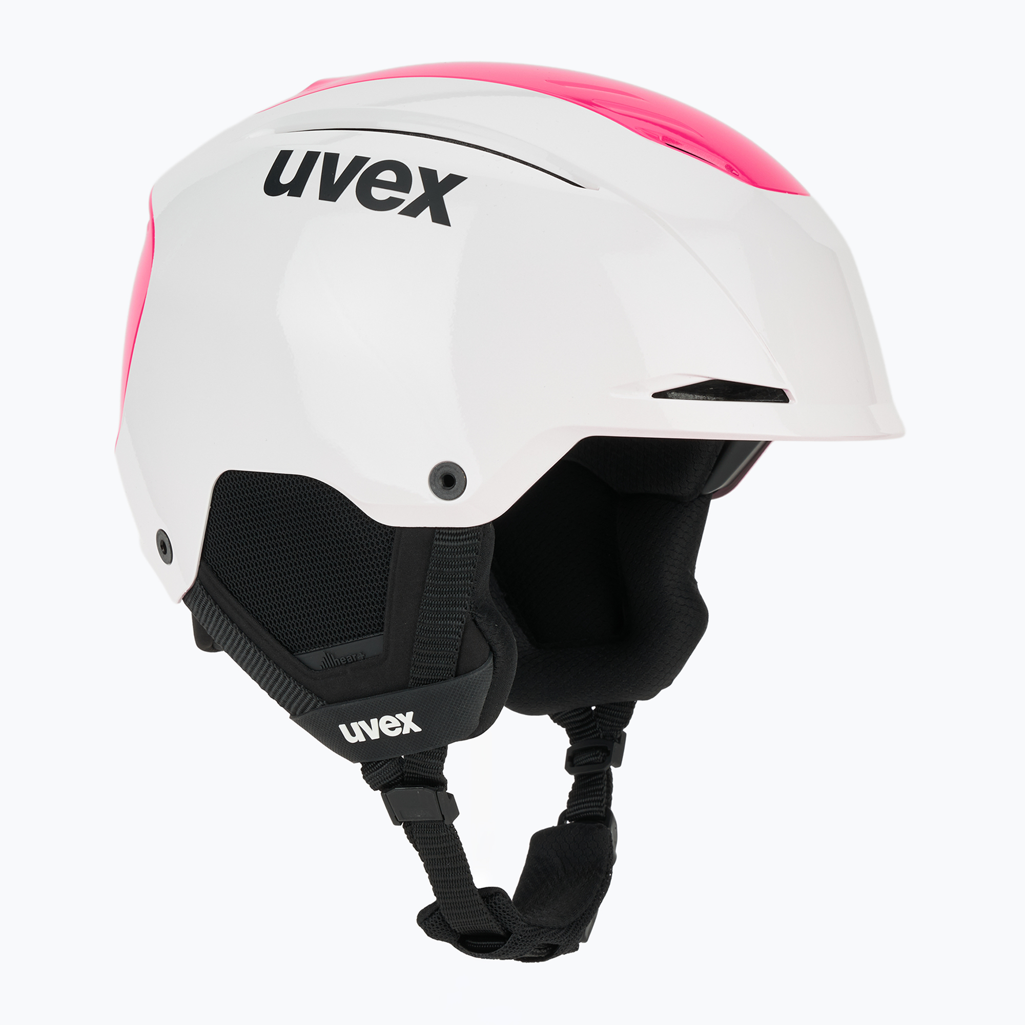 Скиорска каска UVEX Resolution SL white/pink