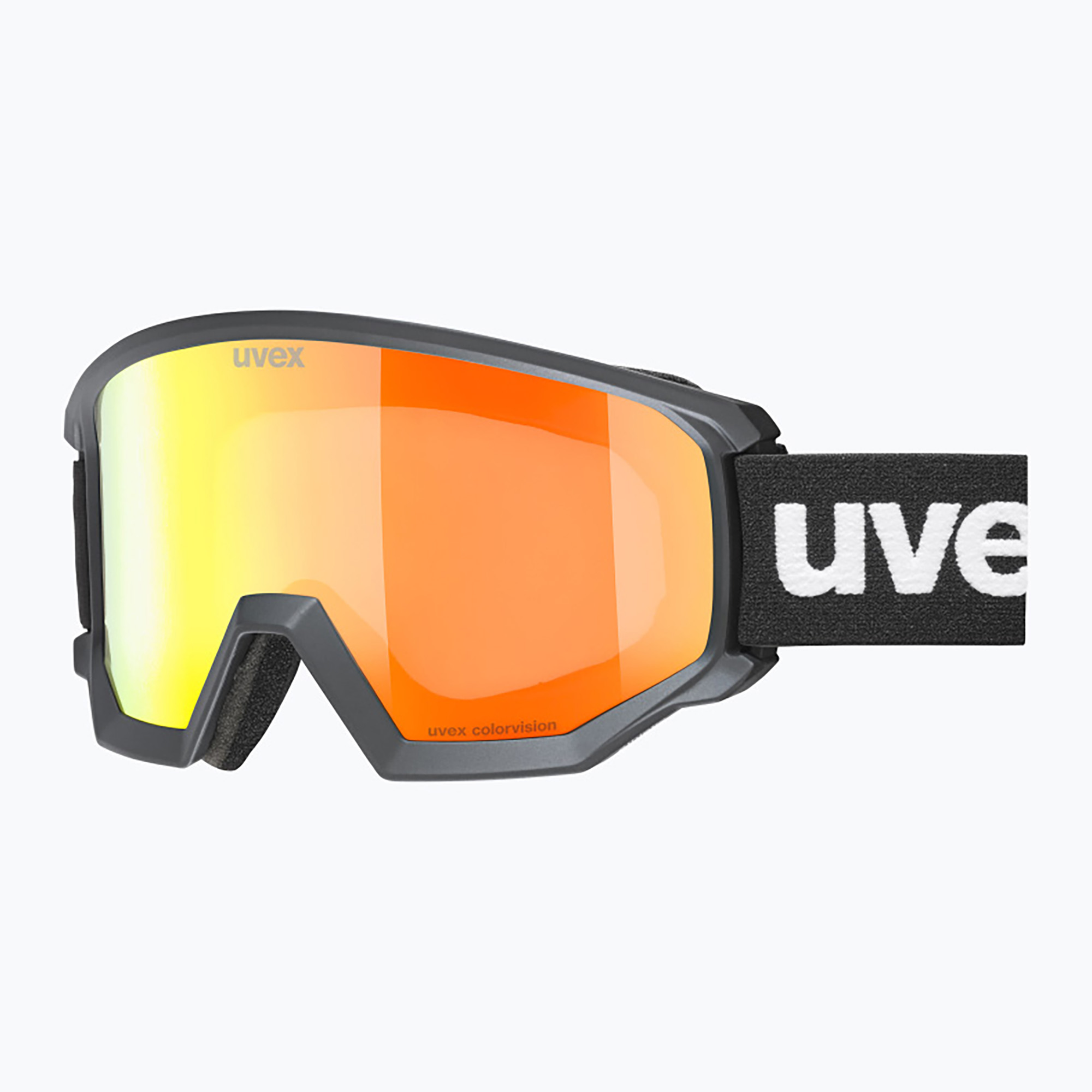 Скиорскa маска UVEX Athletic CV black/mirror red
