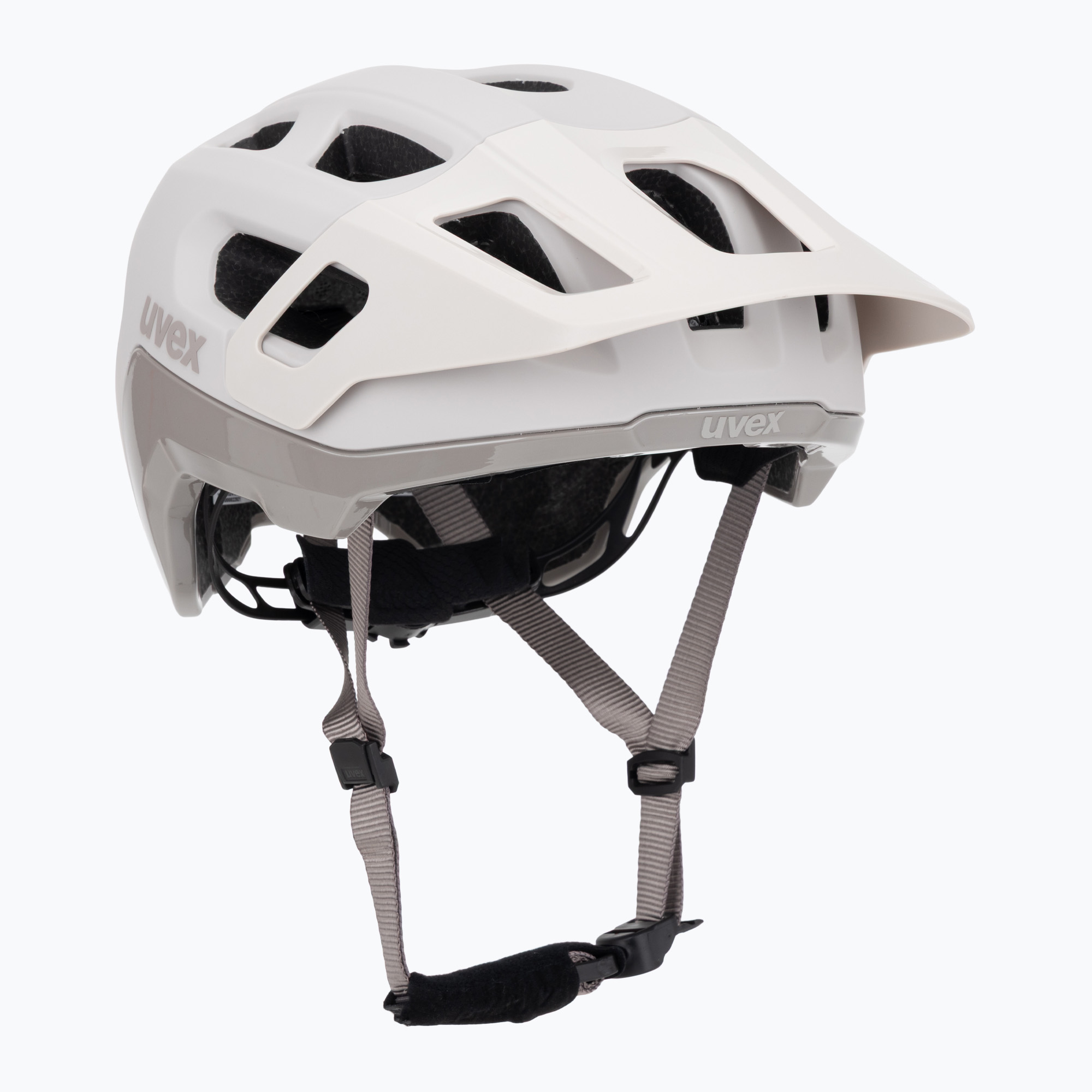 Cască de bicicletă UVEX React warm grey matt