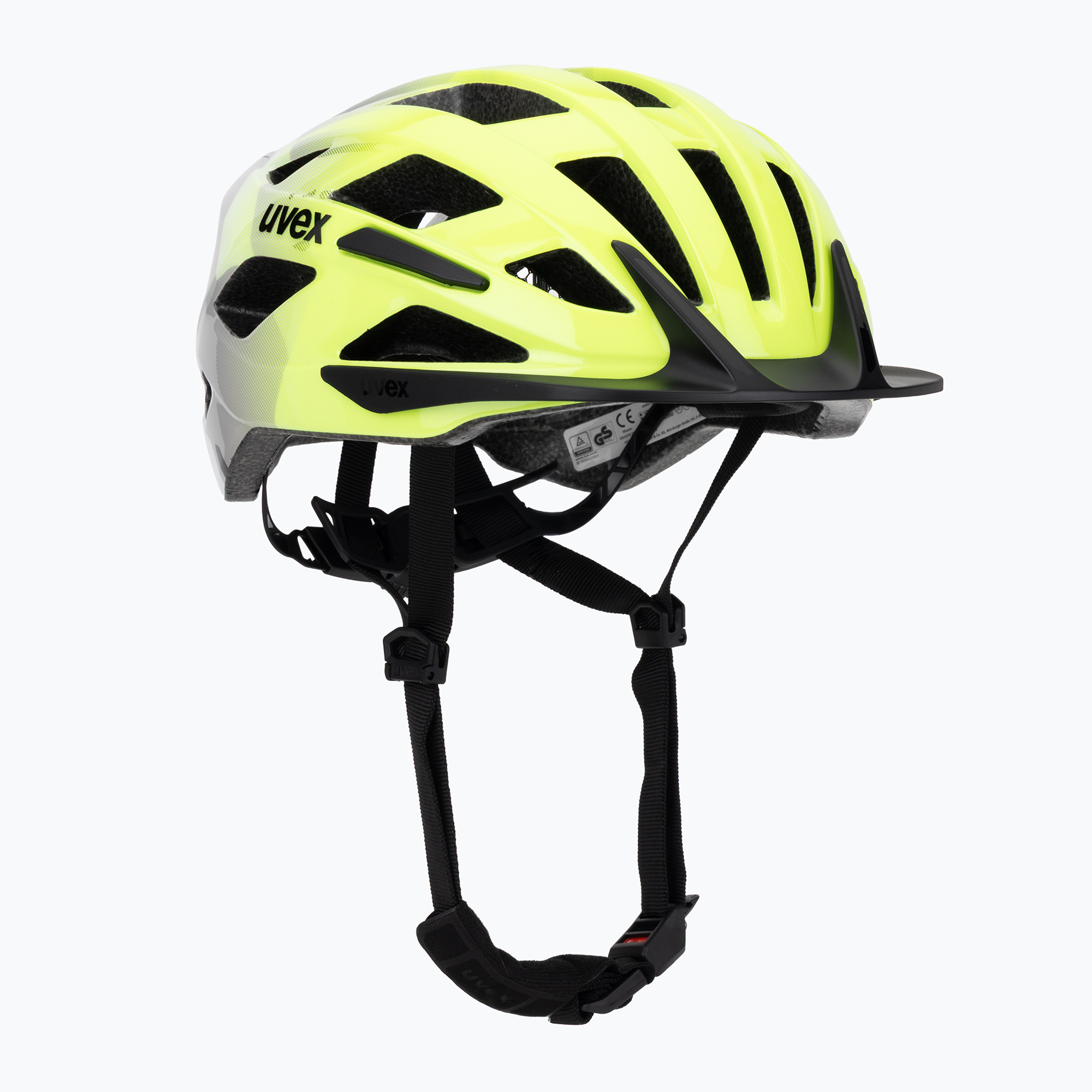 Cască de ciclism pentru copii UVEX Air Wing 2 neon yellow/black