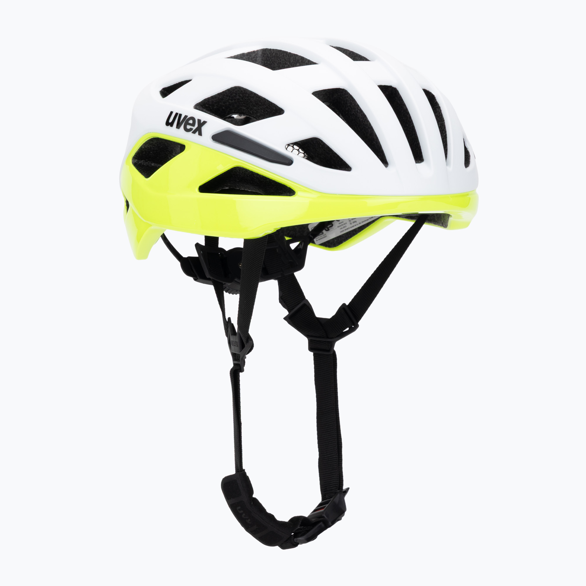 Велосипедна каска UVEX I-Volute white/neon yellow matt