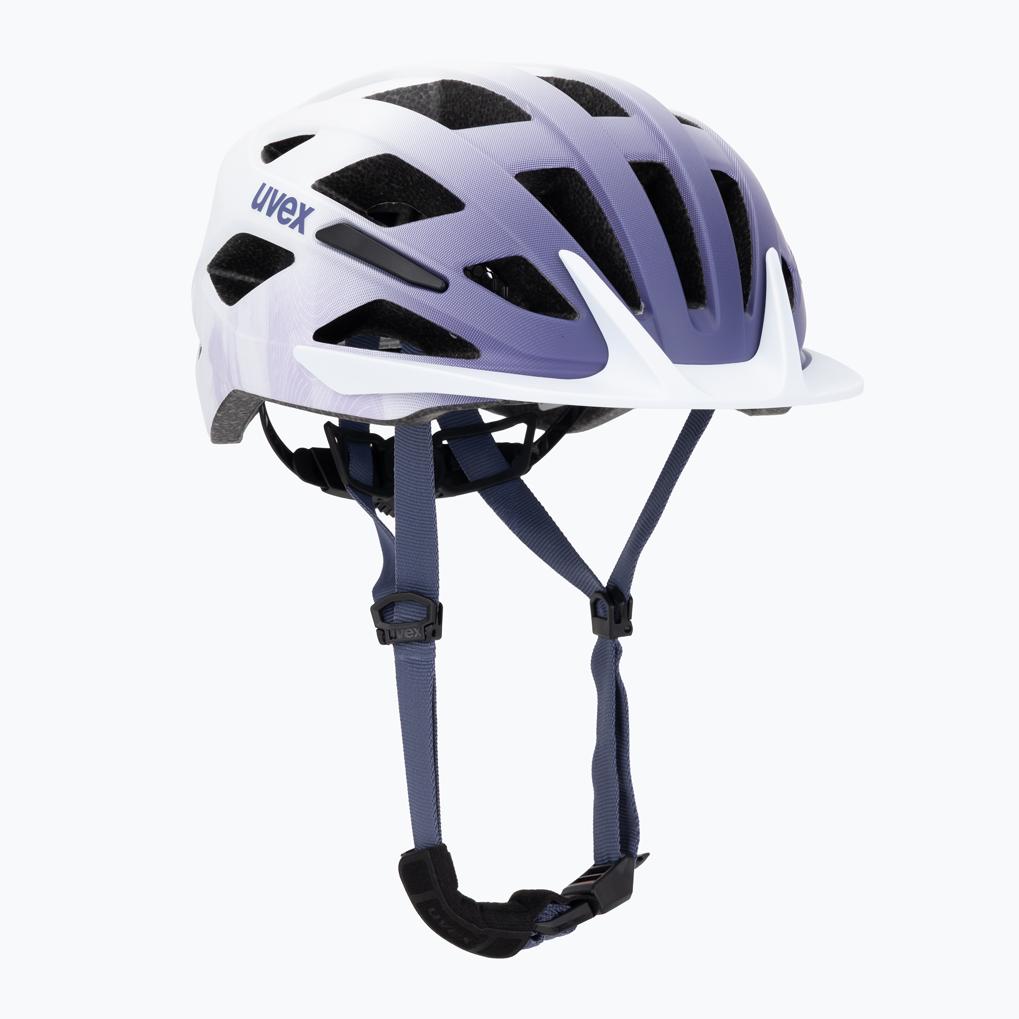 Cască de ciclism pentru copii UVEX Air Wing 2 CC lilac/white matt