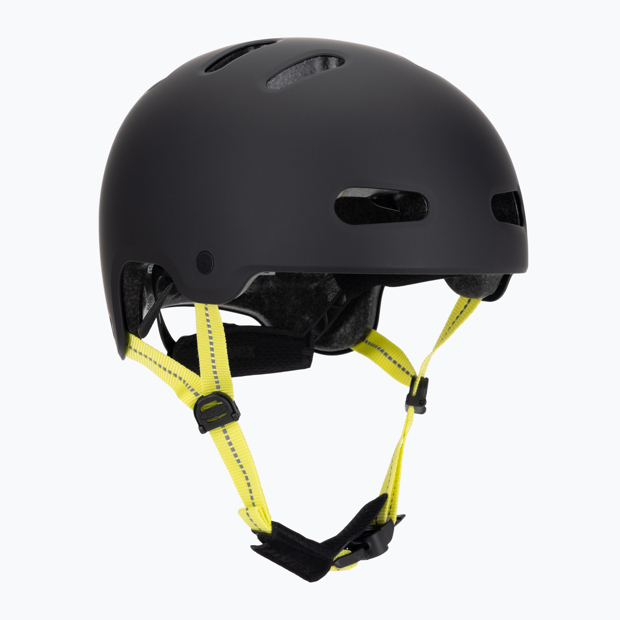 Cască pentru copii UVEX Kid 4 Style bam black/lime matt