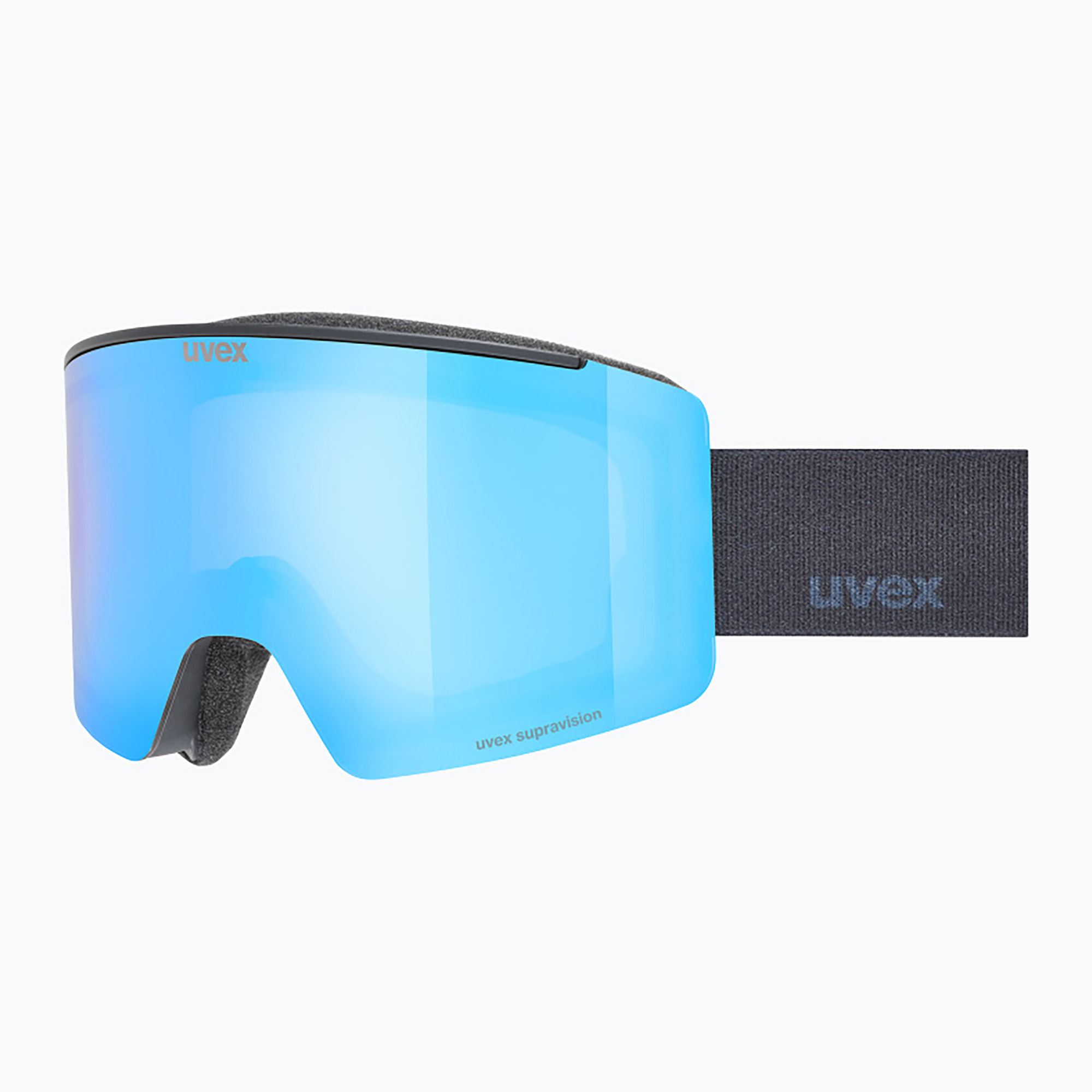 Скиорскa маска UVEX Ignite FM S3 black matt/mirror blue