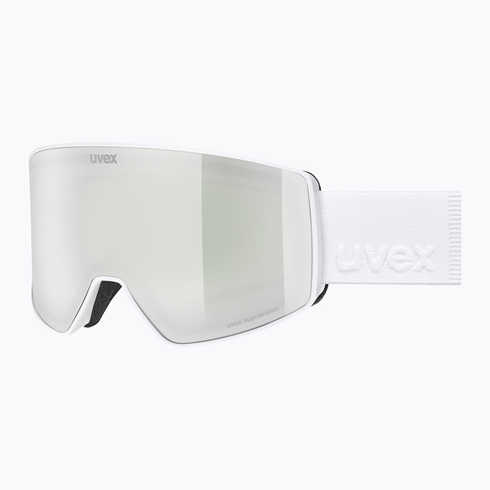 Lyžařské brýle UVEX Scenic FM S2 white matt/mirror silver