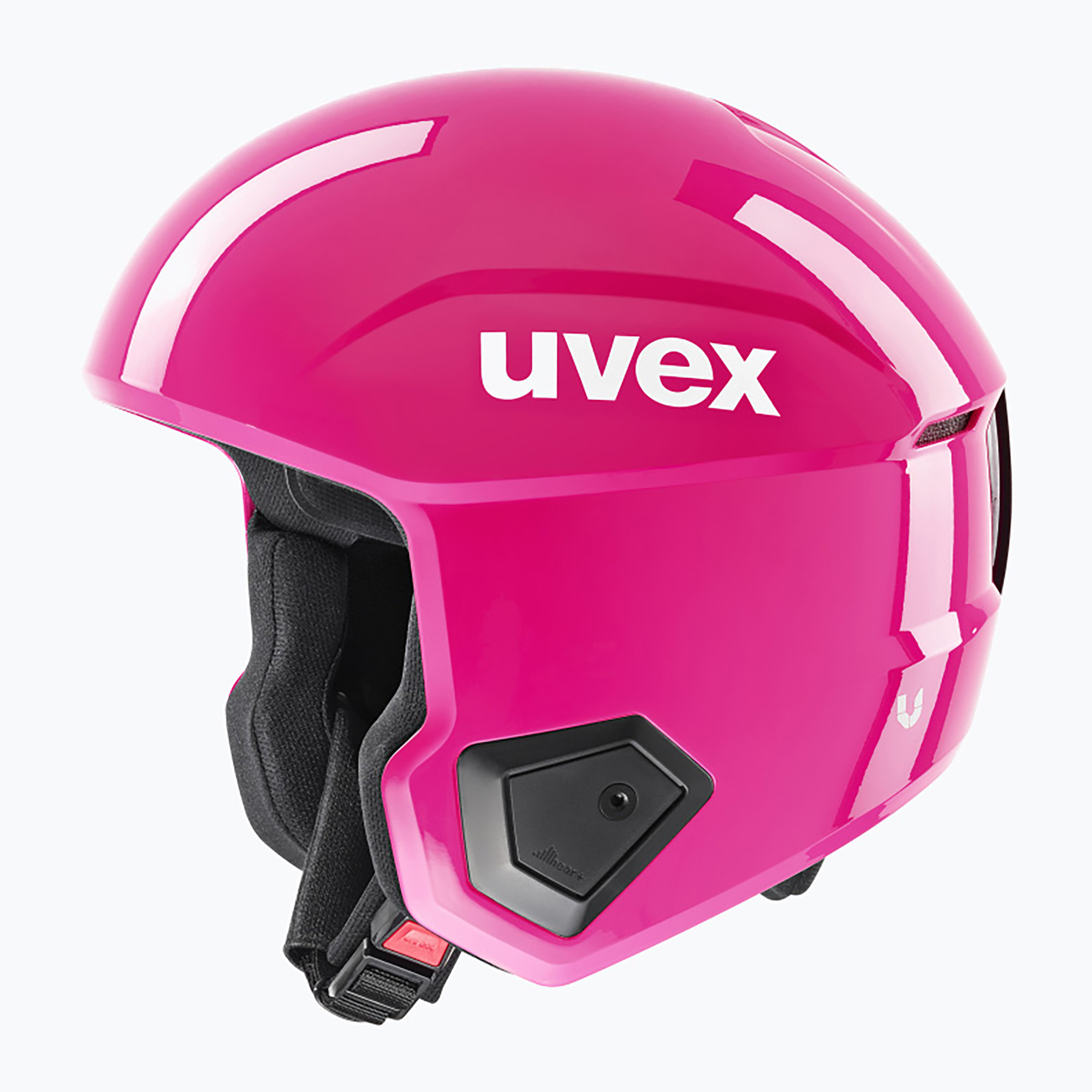 Детска скиорска каска UVEX Race Up pink