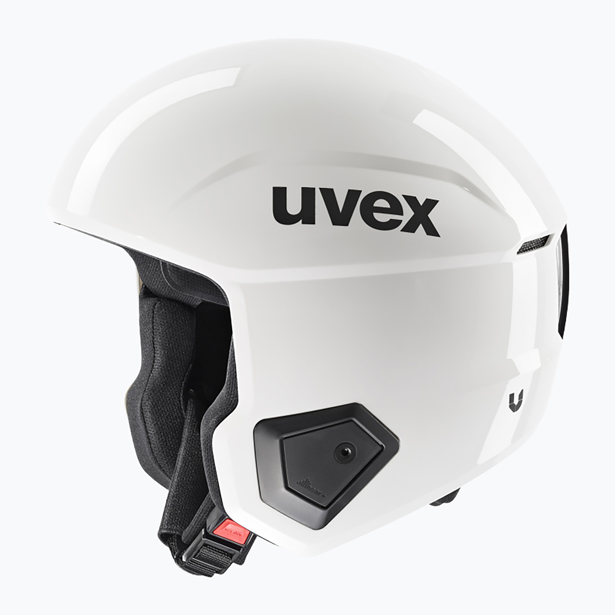Детска скиорска каска UVEX Race Up white