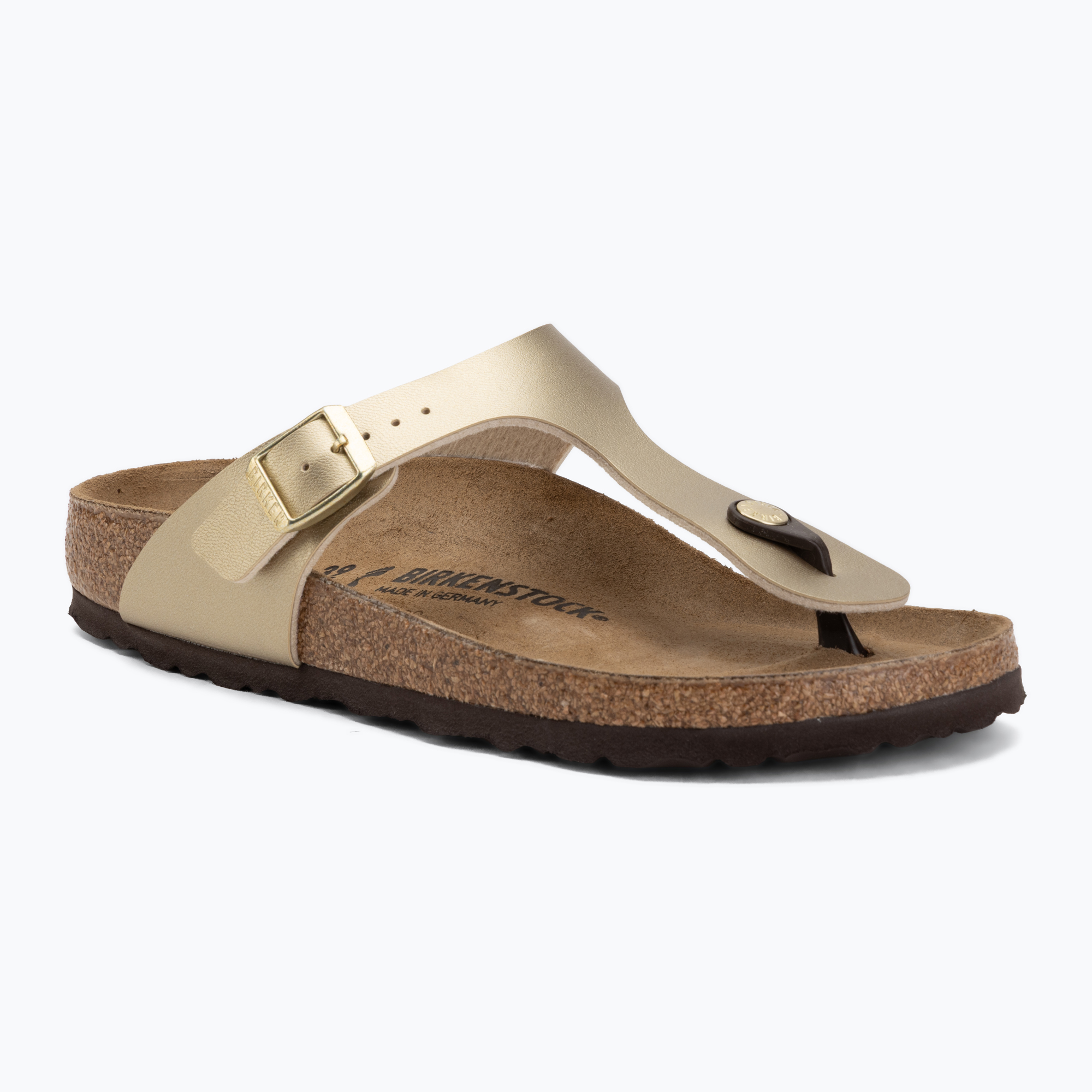 Japonki BIRKENSTOCK Gizeh Birko-Flor Narrow gold 