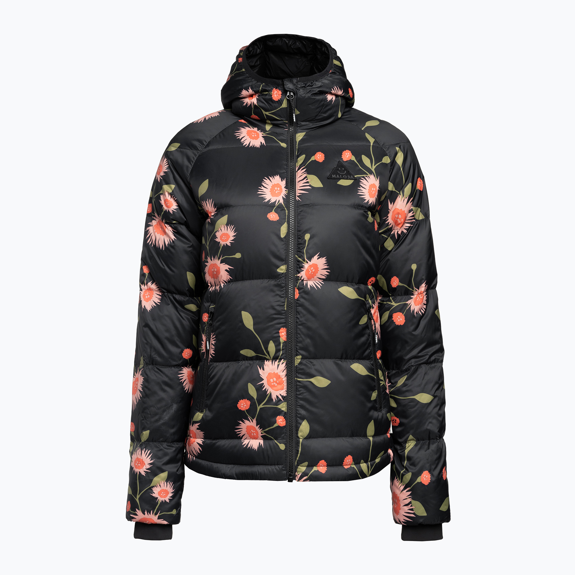 Kurtka puchowa damska Maloja ChampeschM moonless glowflower 