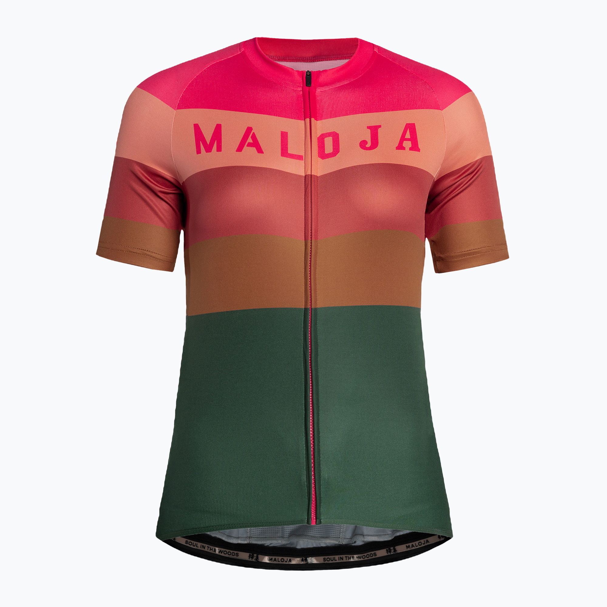 Tricou de ciclism pentru femei Maloja MadrisaM verde-colorat 35167 (MadrisaM 35167)