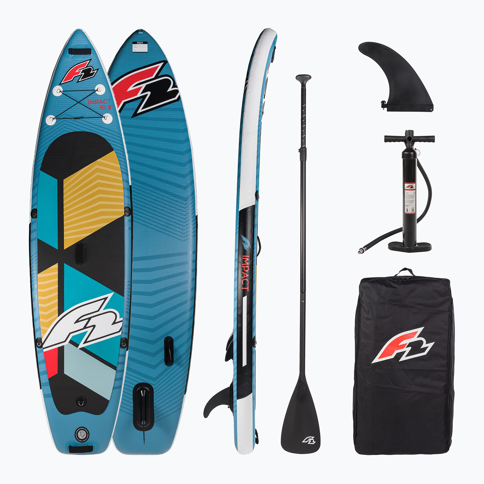 Deska SUP F2 Impact 10'8'' turquise 