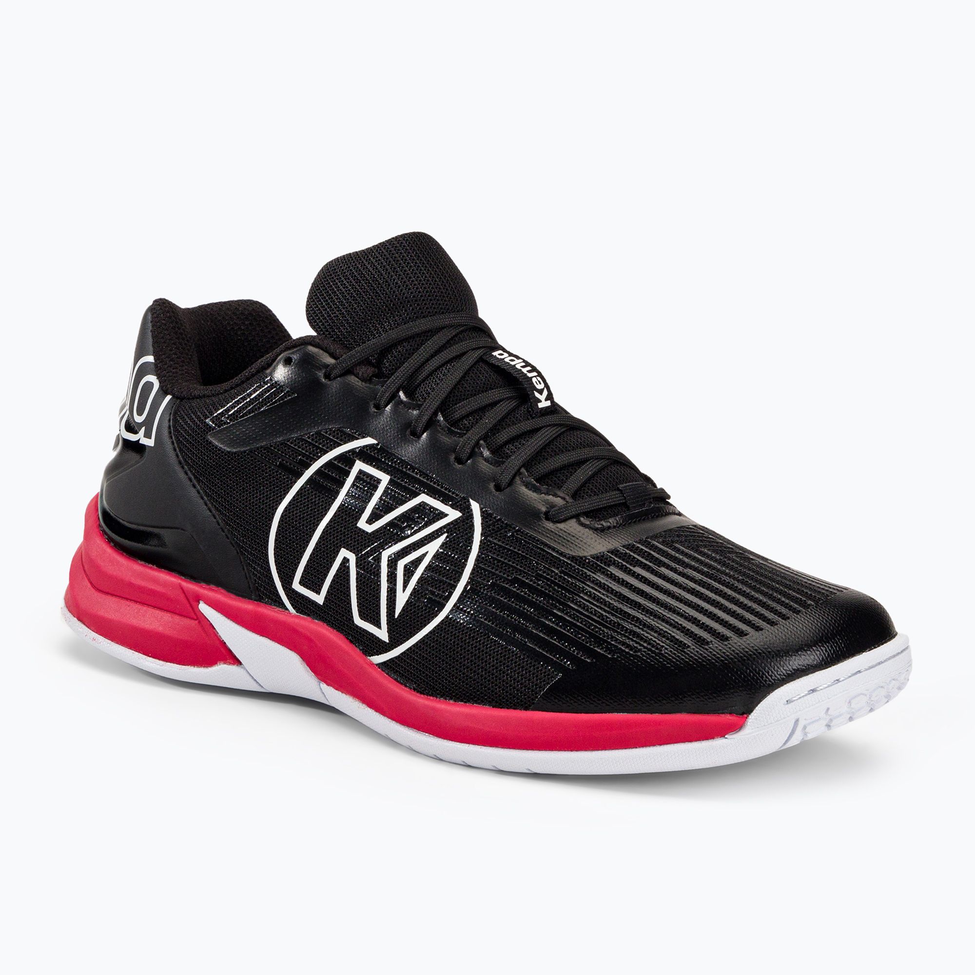 Buty do piłki ręcznej męskie Kempa Attack Three 2.0 czarne/czerwone 