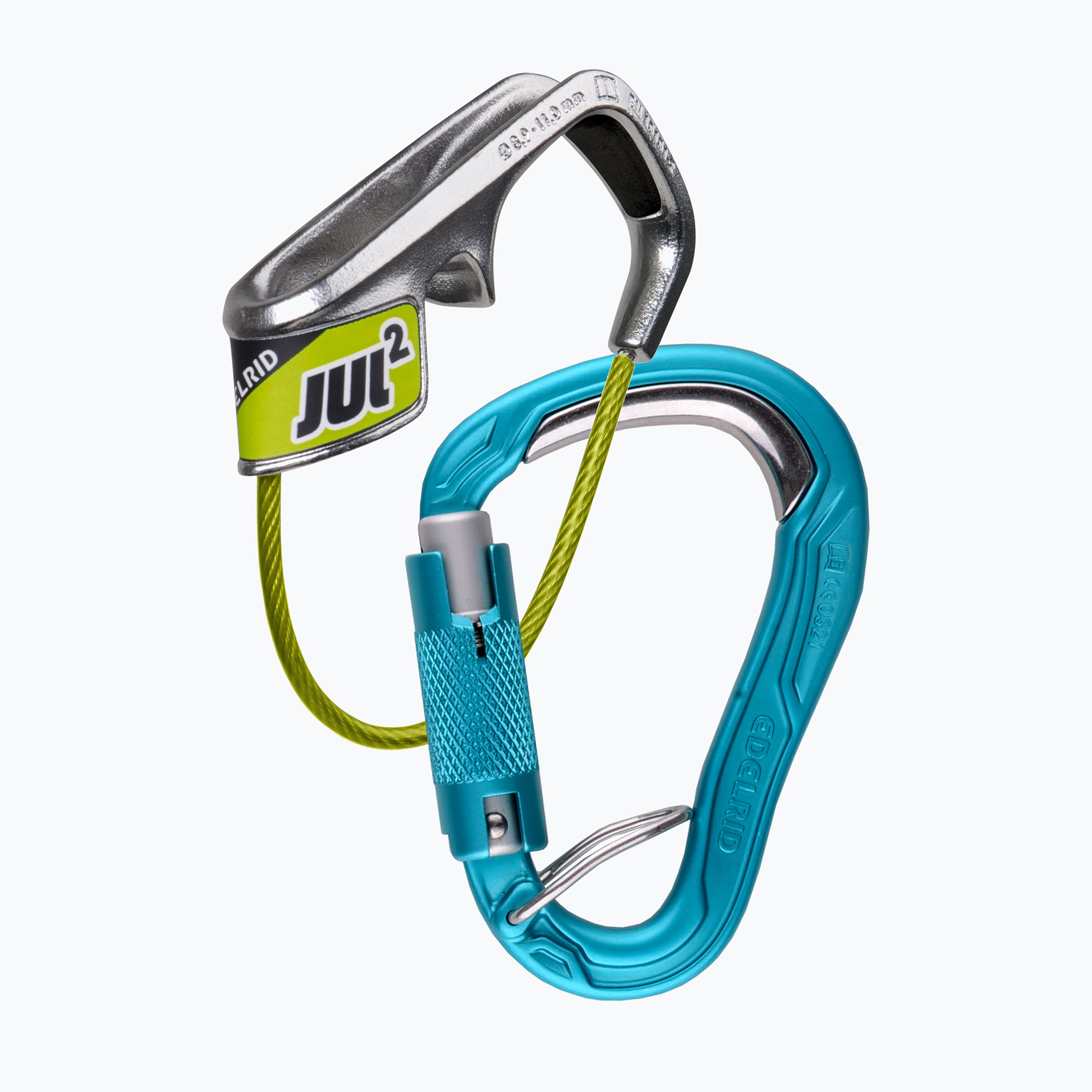 Przyrząd asekuracyjny EDELRID Jul 2 Belay Kit Bulletproof Triple icemint 
