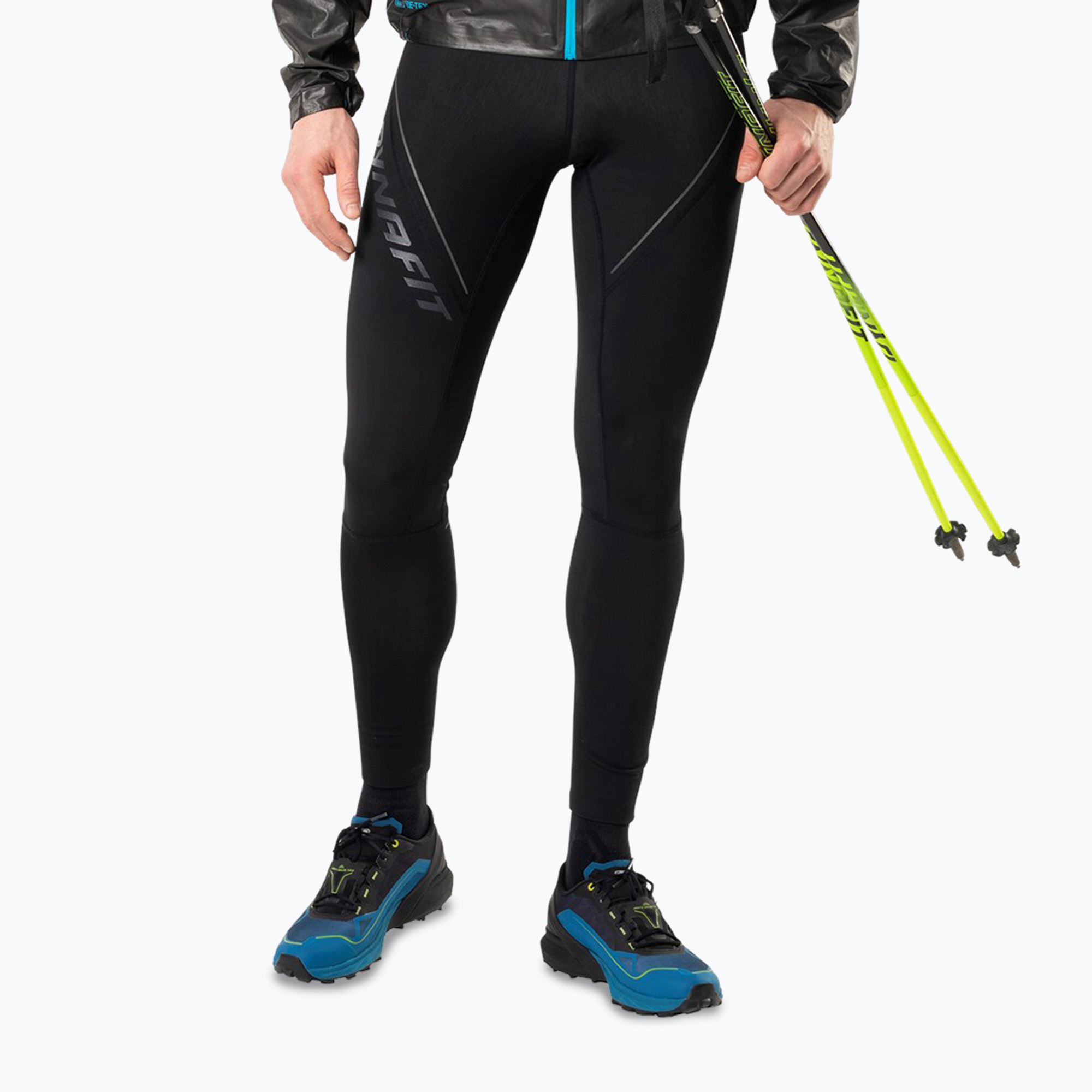 Legginsy do biegania męskie DYNAFIT Winter Running black out 