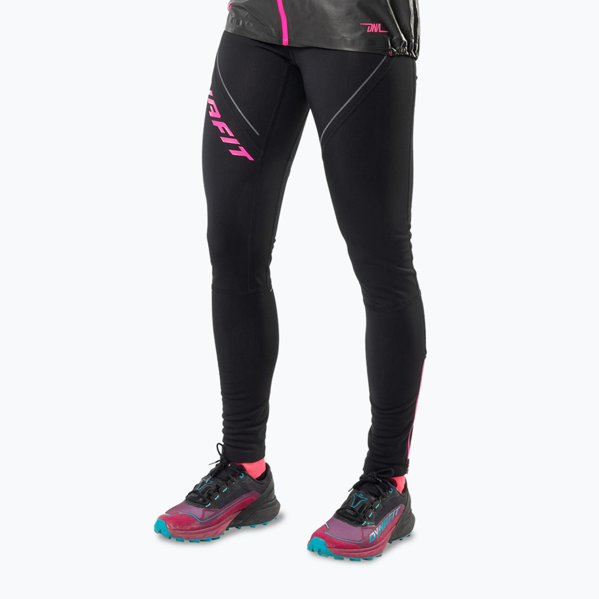 Legginsy do biegania damskie DYNAFIT Winter Running black out 