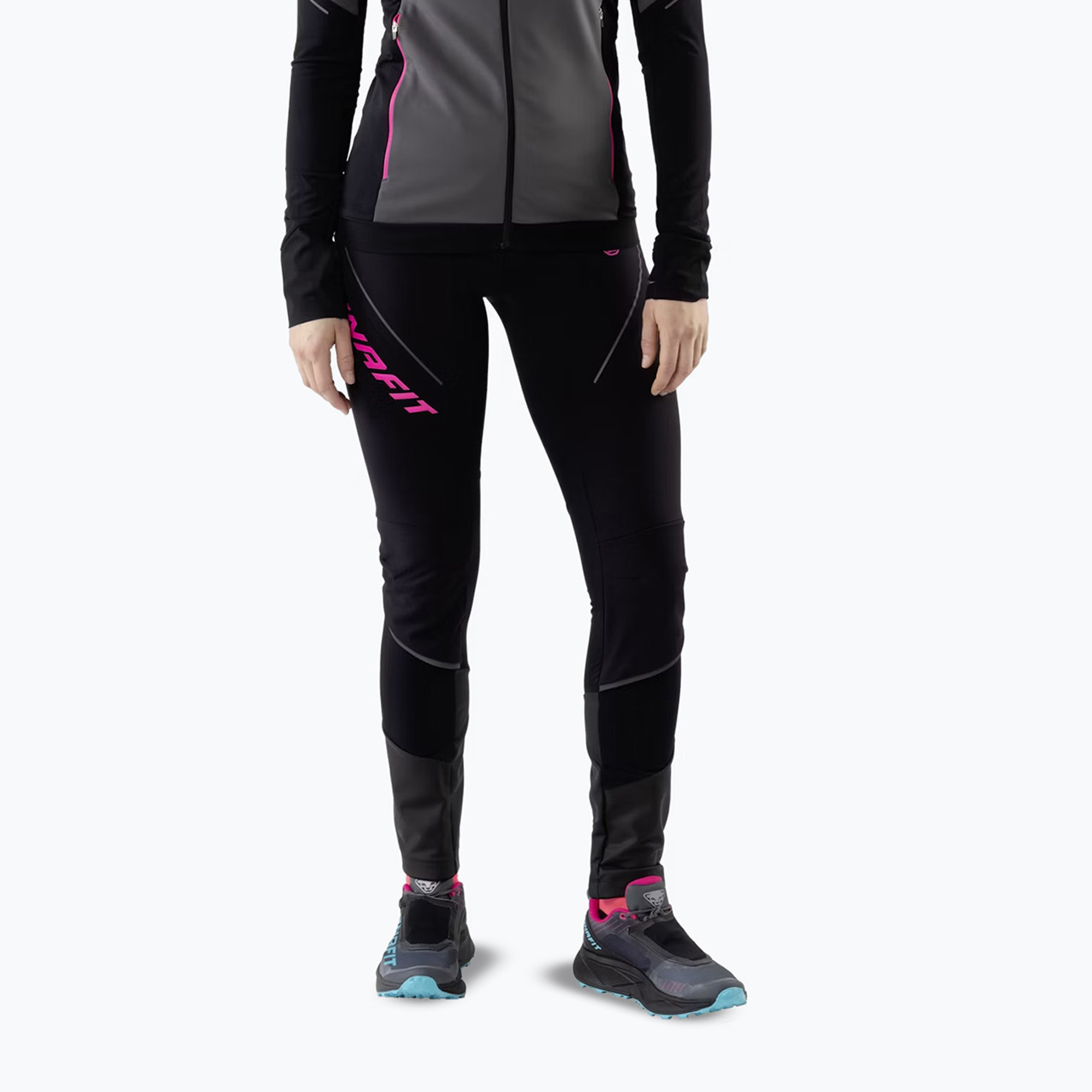 Spodnie do biegania damskie DYNAFIT Alpine Warm black out 