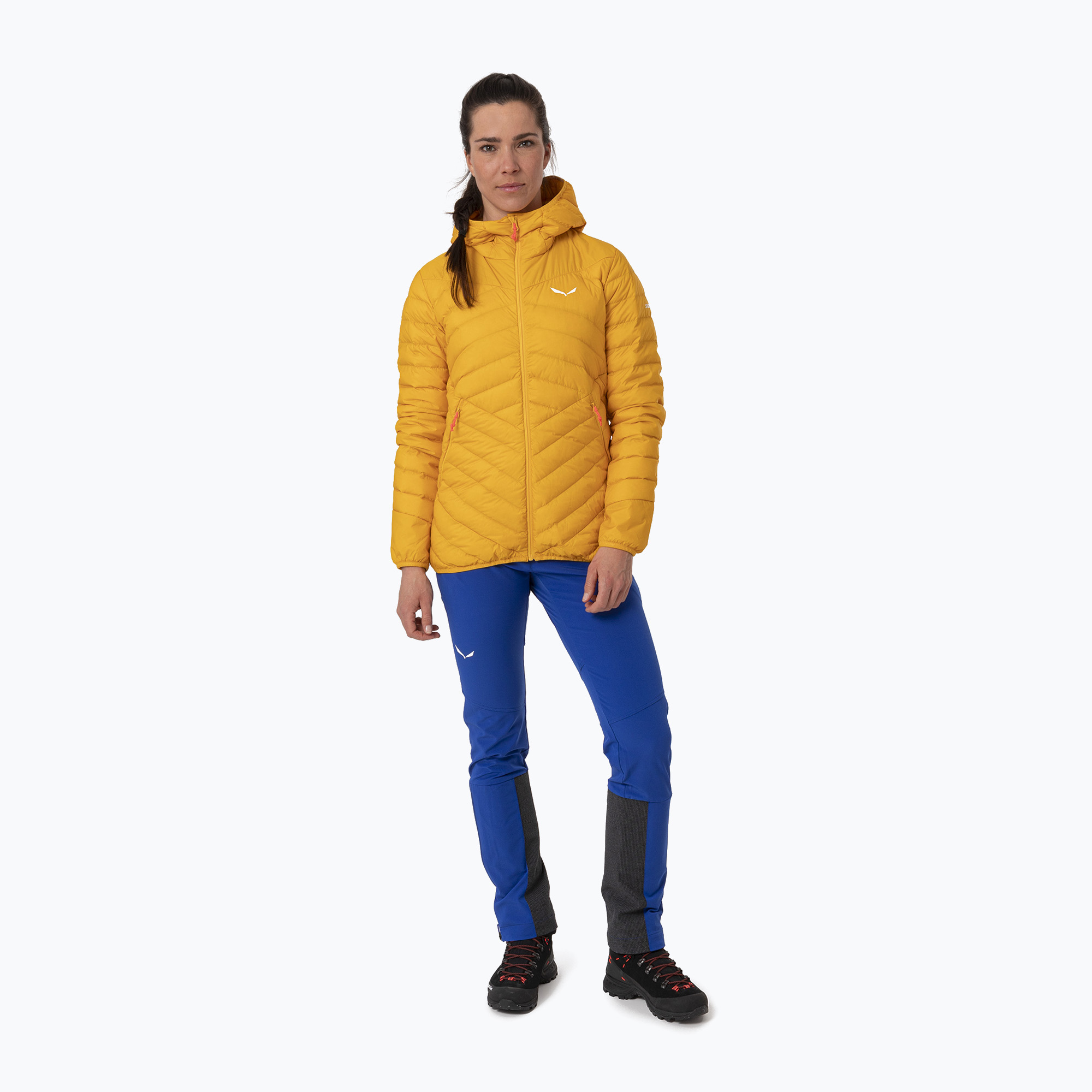 Kurtka ocieplana damska Salewa Brenta Rds Dwn gold 