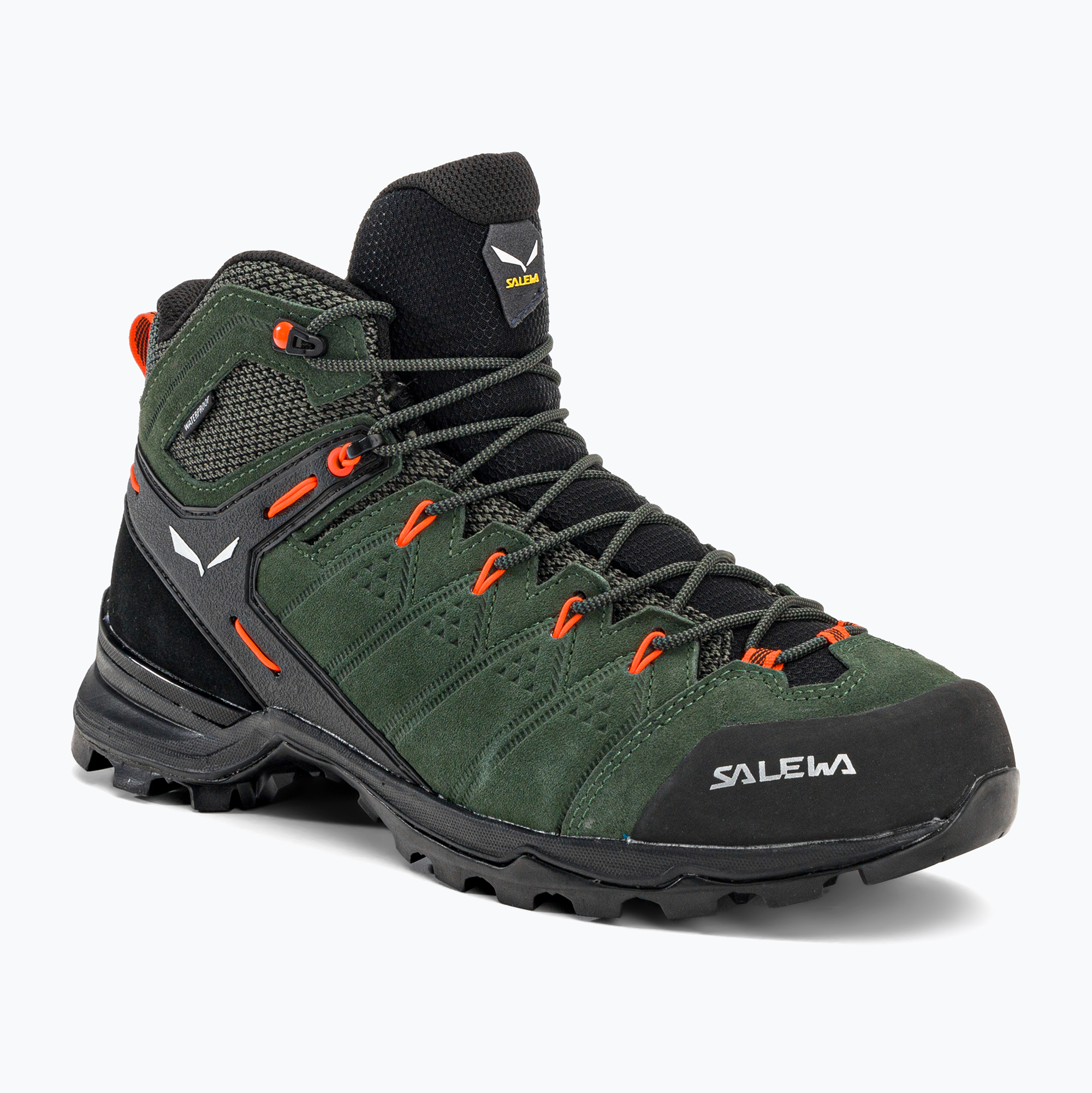 Buty trekkingowe męskie Salewa Alp Mate Mid WP thyme/black 