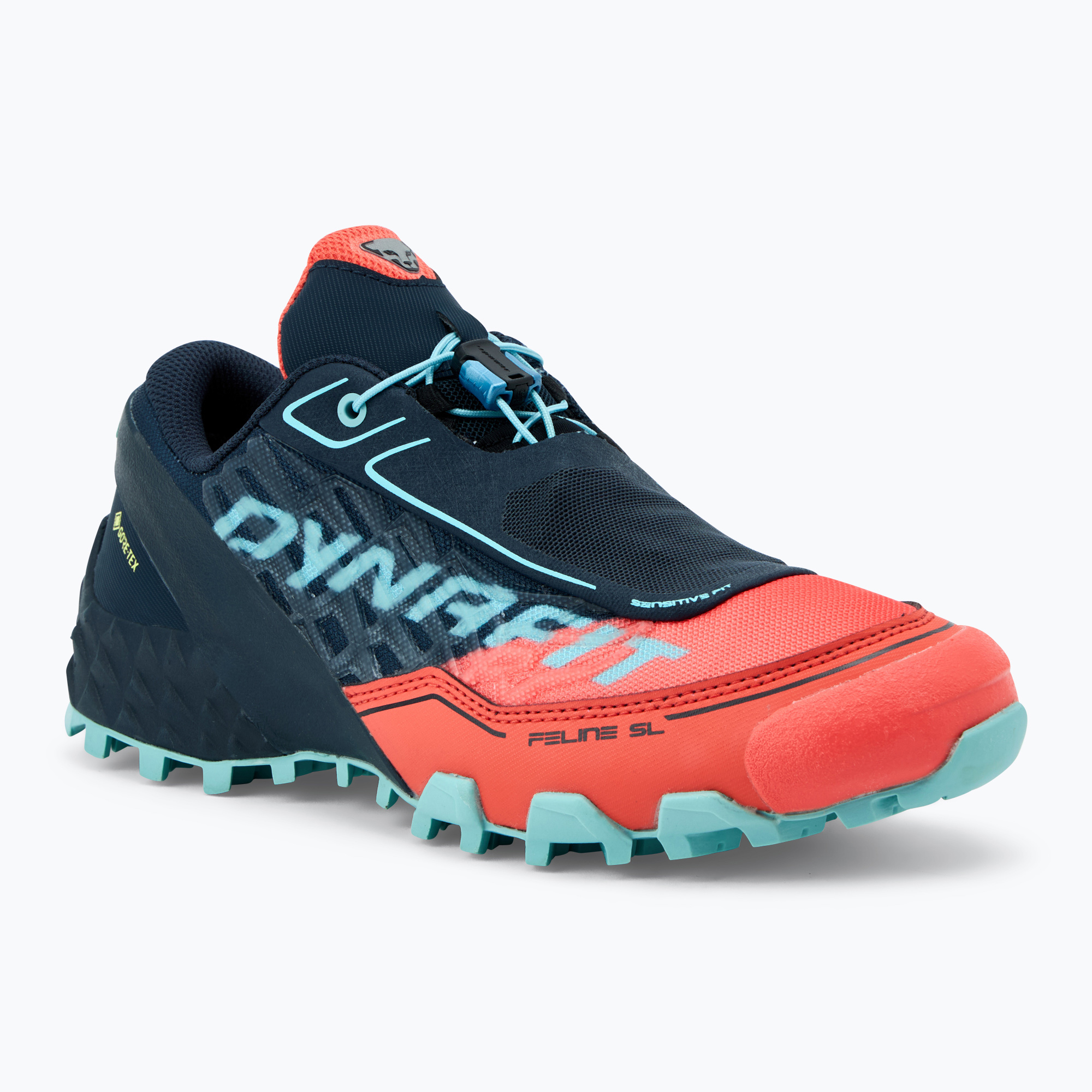 Buty do biegania damskie DYNAFIT Feline SL GTX hot coral/blueberry 