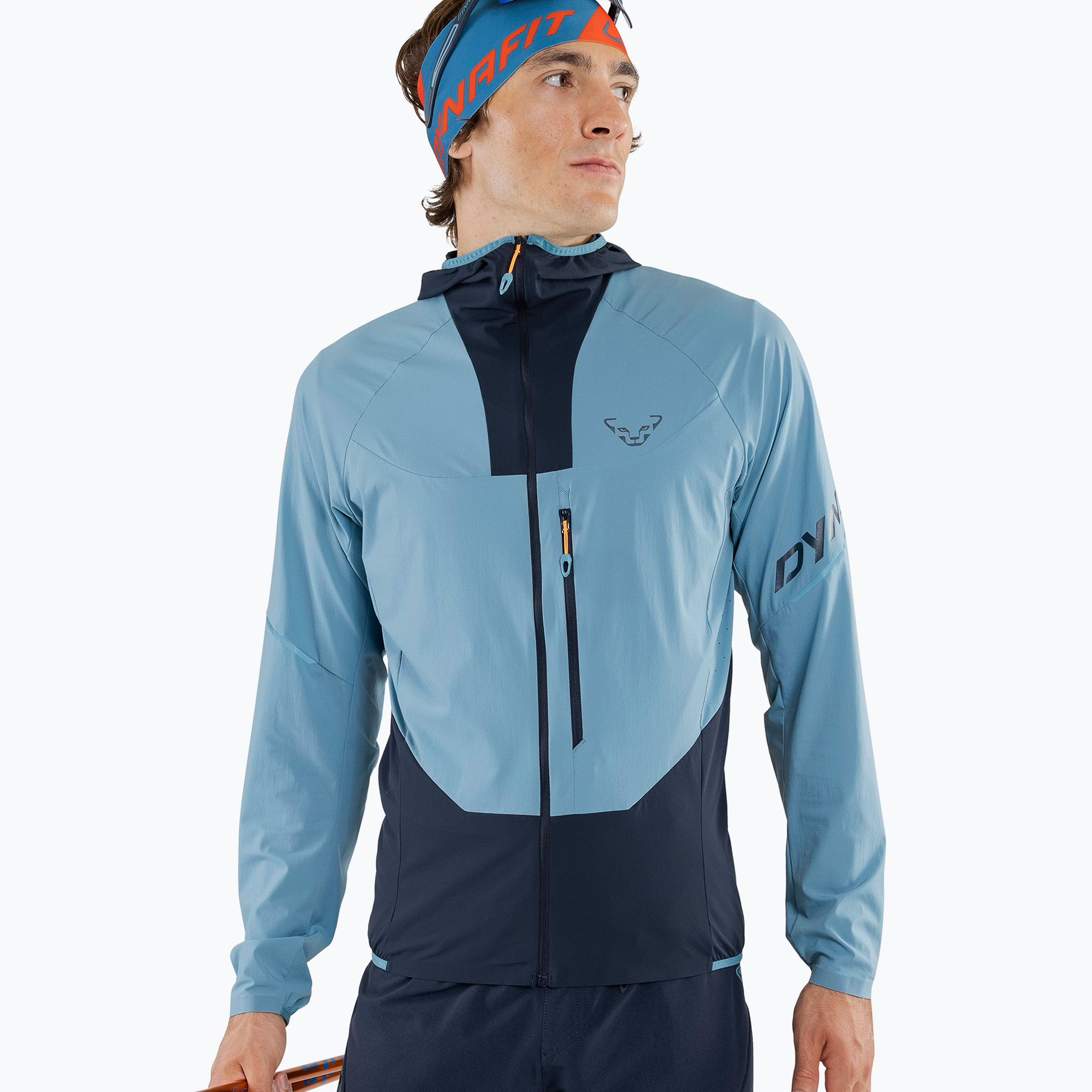 Kurtka przeciwwiatrowa męska DYNAFIT Traverse Dynastretch storm blue 