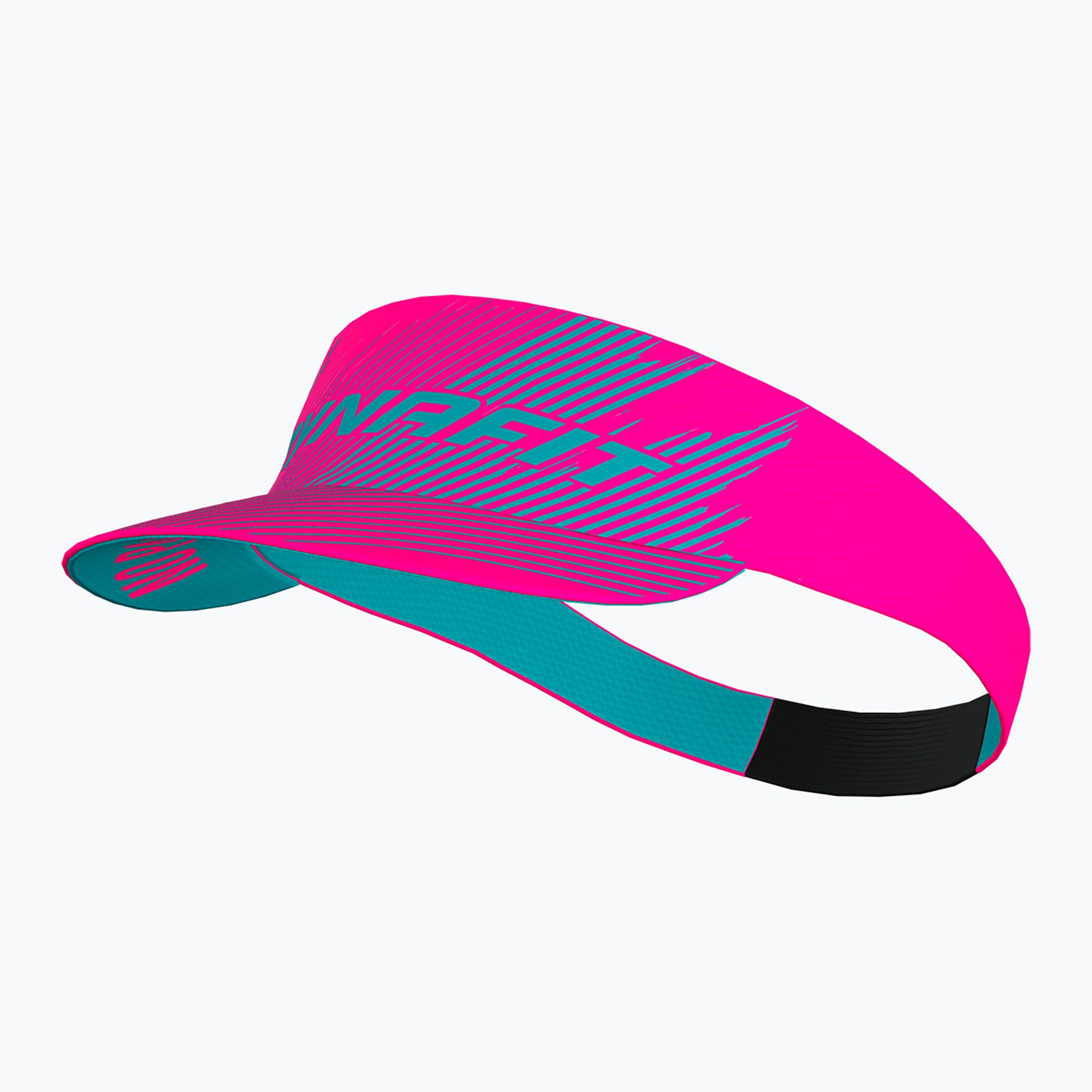 Daszek do biegania DYNAFIT Alpine Graphic Visor Band pink glo 
