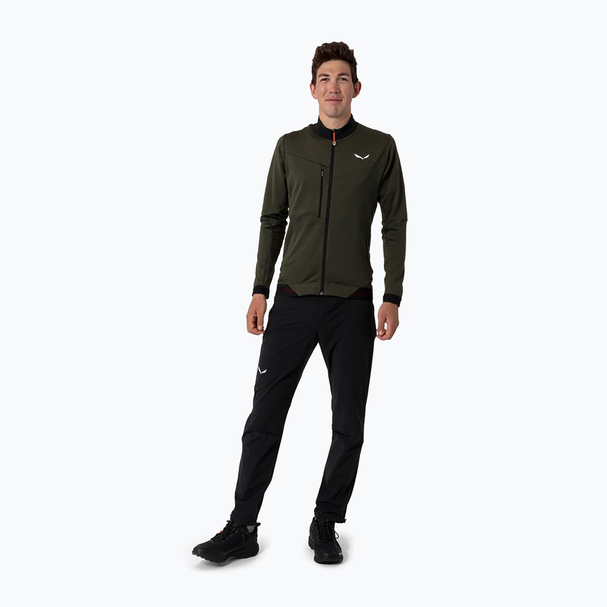 Bluza trekkingowa męska Salewa Pedroc PL 2 dark olive 