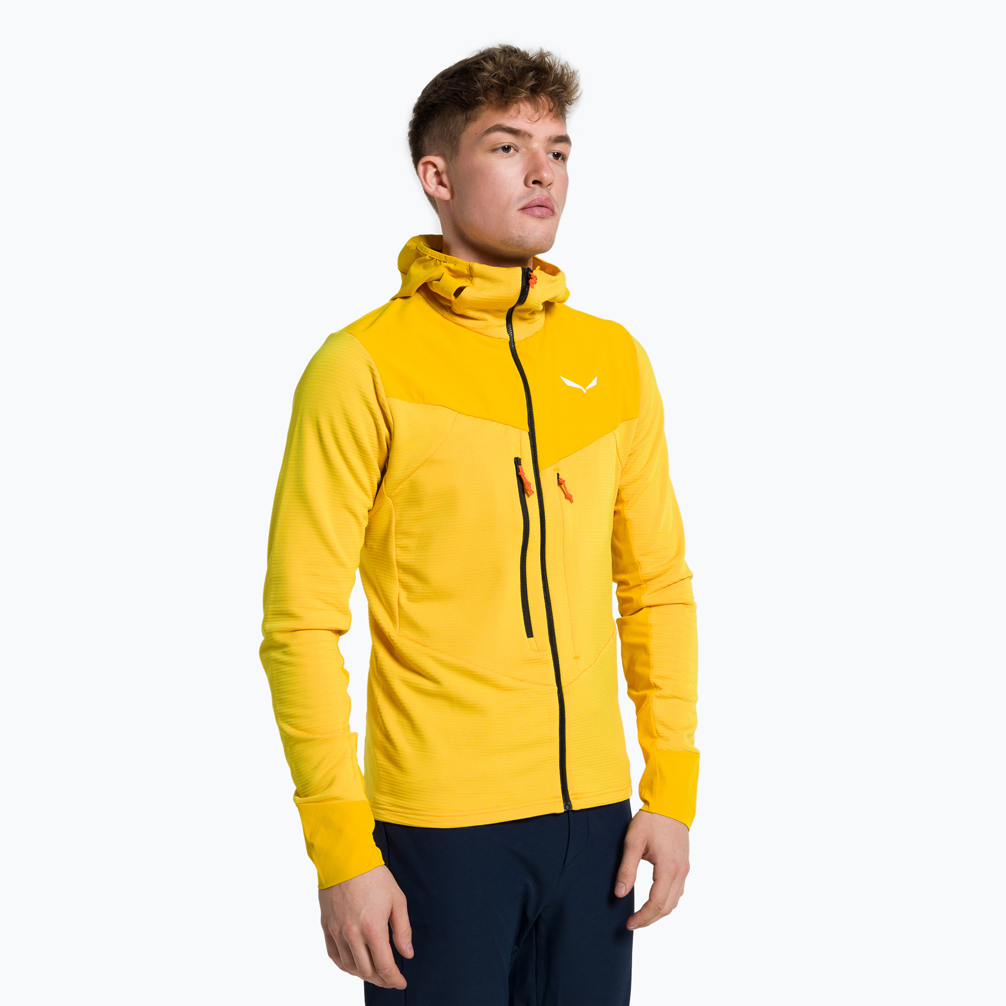 Bluza trekkingowa męska Salewa Agner PL Hooded gold 