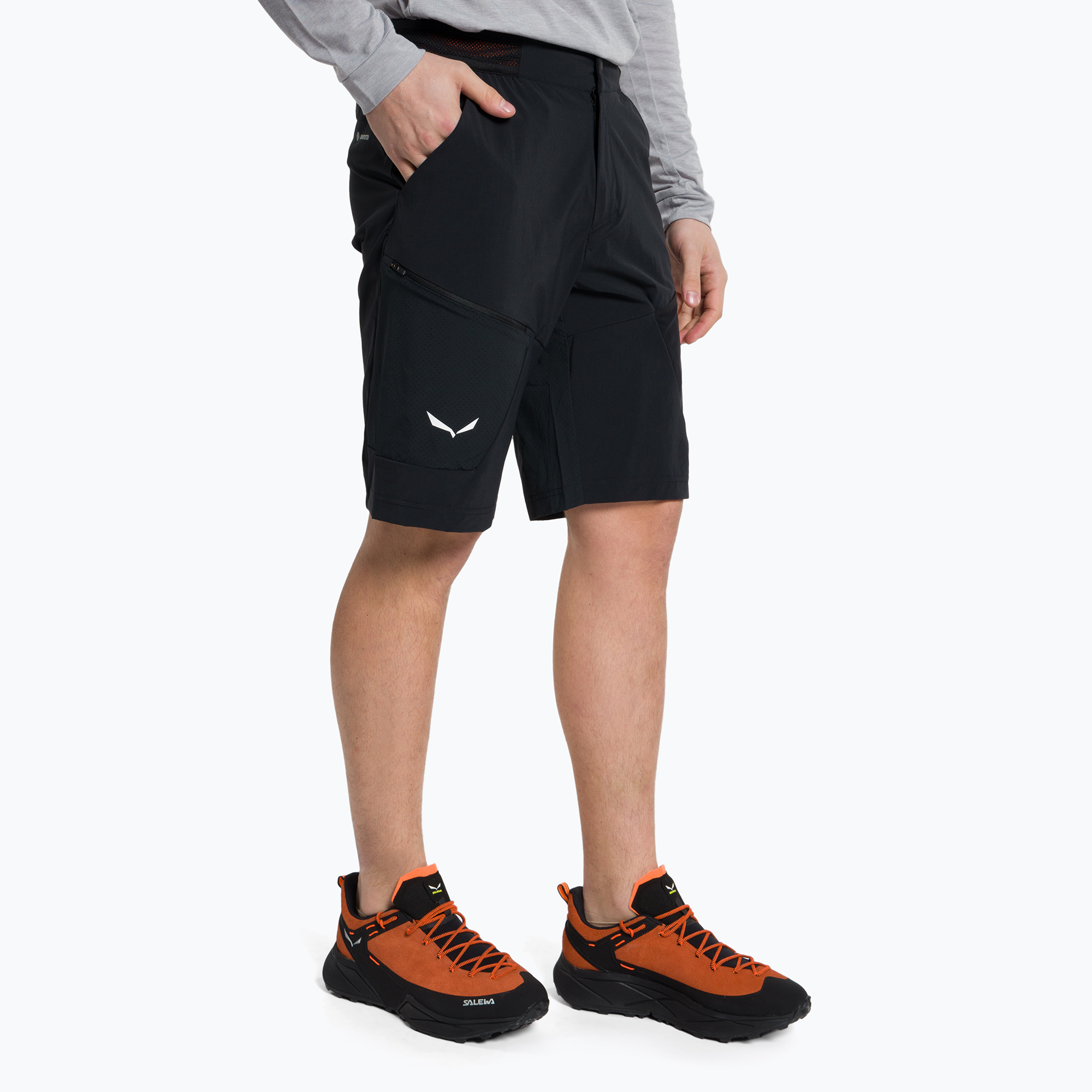 Spodenki trekkingowe męskie Salewa Pedroc 3 DST Cargo black out 
