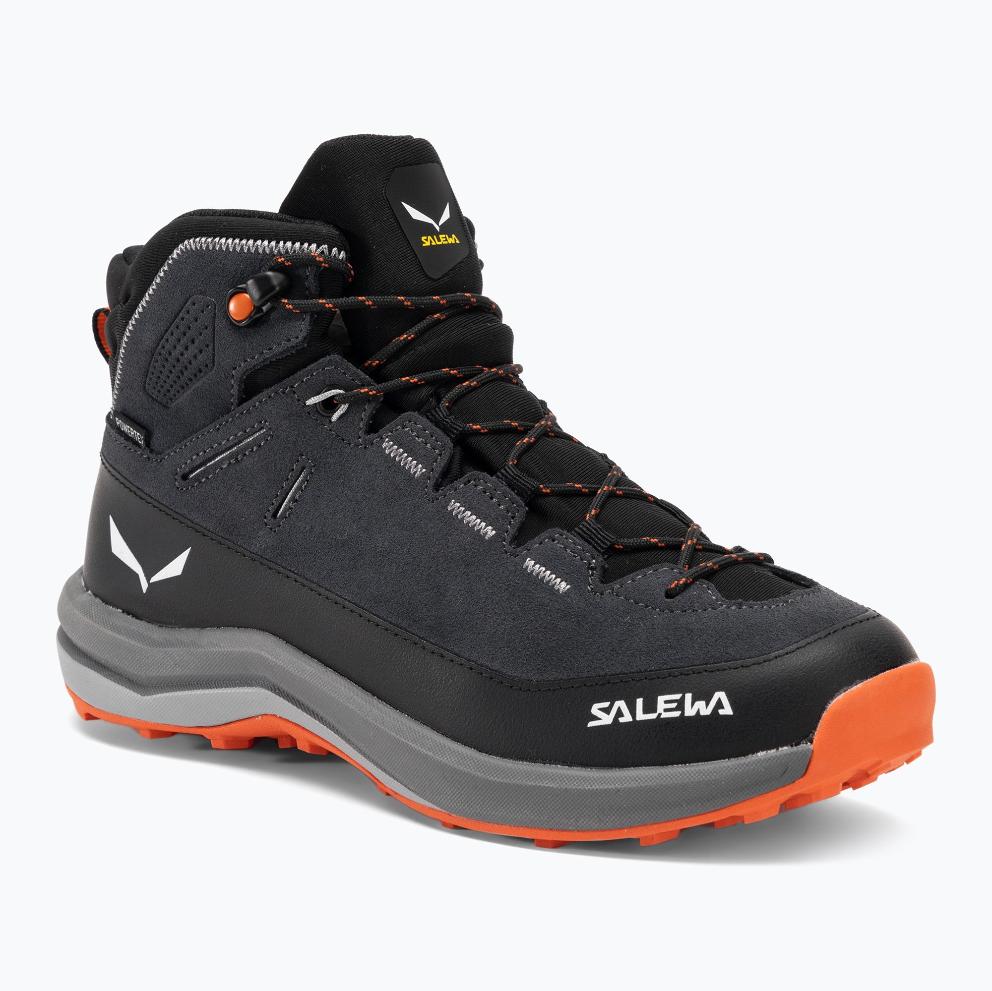 Buty trekkingowe dziecięce Salewa MTN Trainer 2 Mid PTX onyx/alloy 
