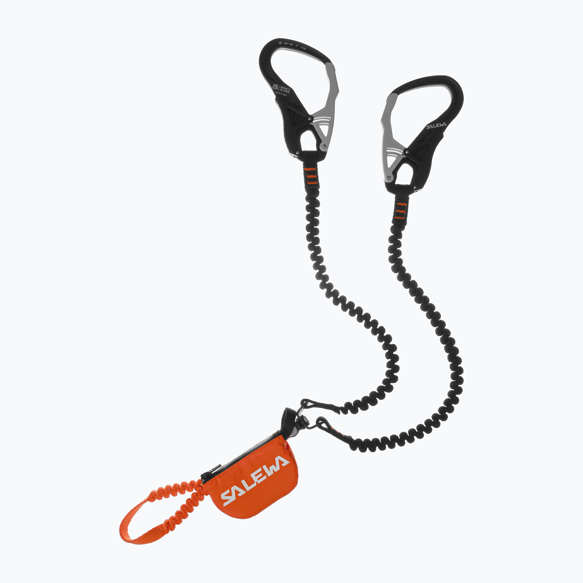 Lonża Salewa Set Via Ferrata Ergo Tex black/orange 
