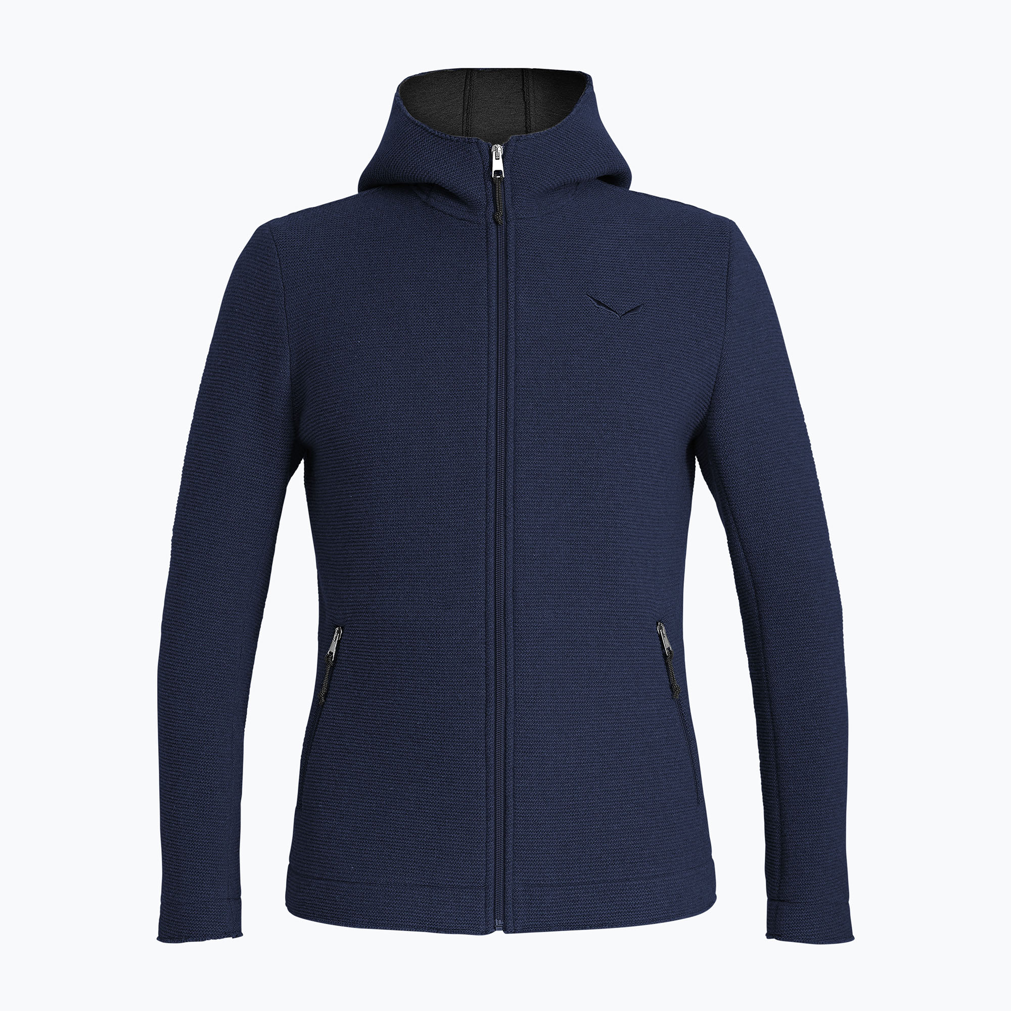 Bluza trekkingowa męska Salewa Sarner 2L Wool Fz Hoody navy blazer 
