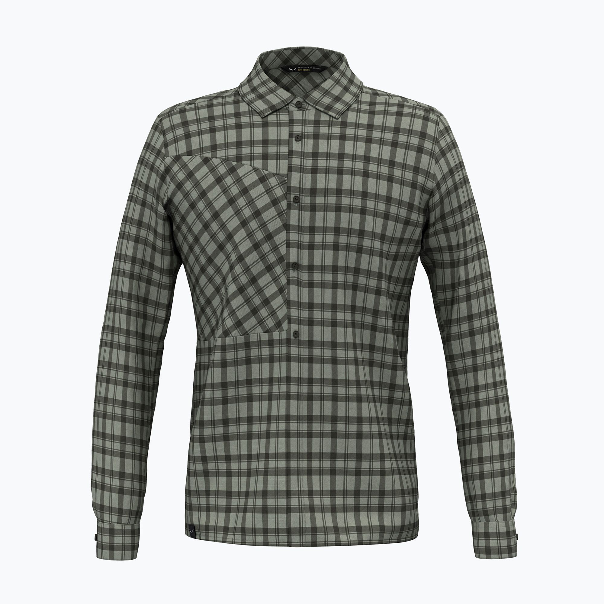 Koszula męska Salewa Fanes Flannel 5PL shadow/dark olive 