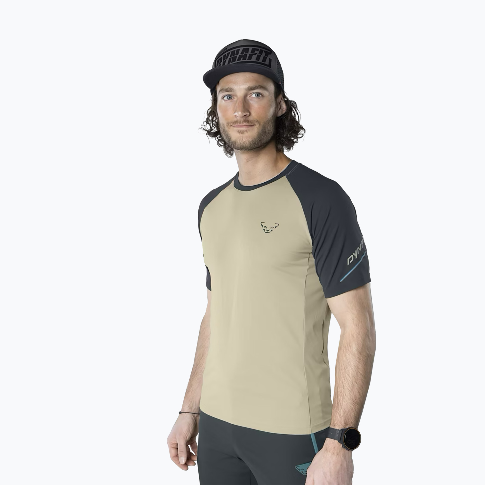 Koszulka do biegania męska DYNAFIT Alpine Pro rock khaki 