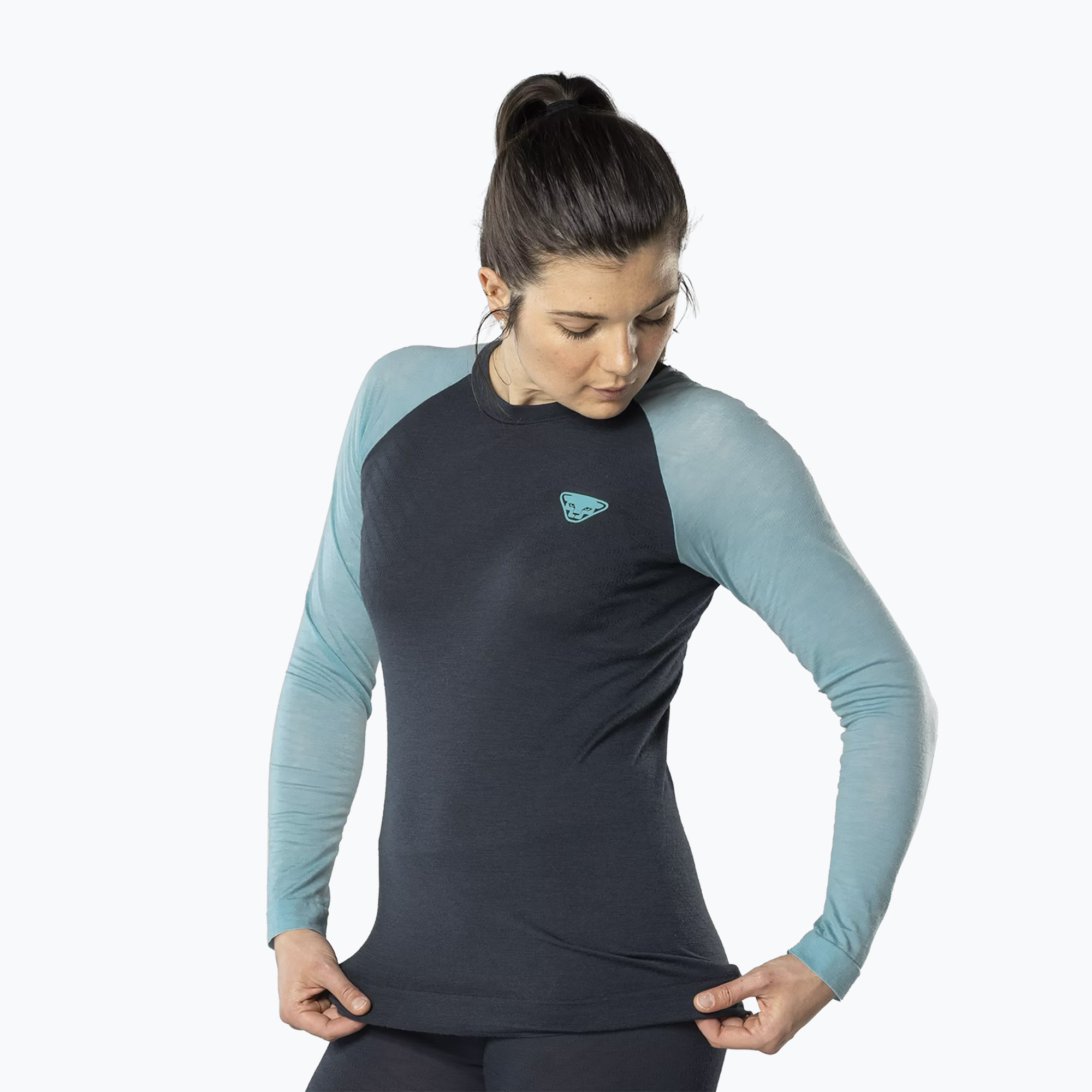Dámske termo tričko s dlhým rukávom DYNAFIT Tour Light Merino marine blue (Tour Light Merino LS 08-0000071365)