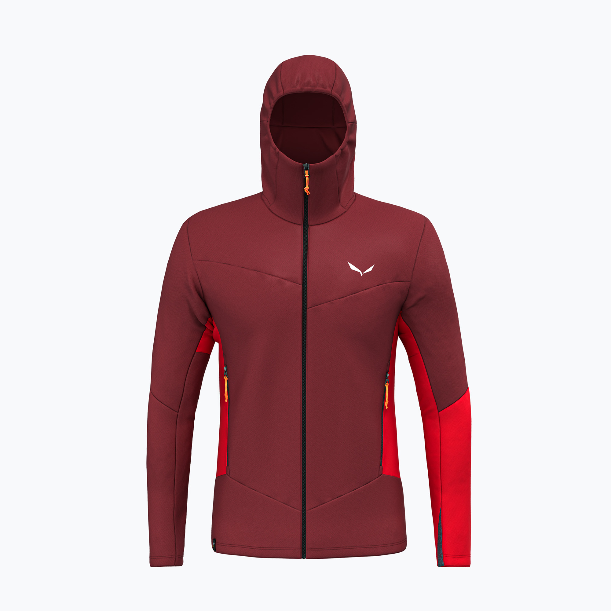 Bluza trekkingowa męska Salewa Sella AM Hooded syrah/1500 