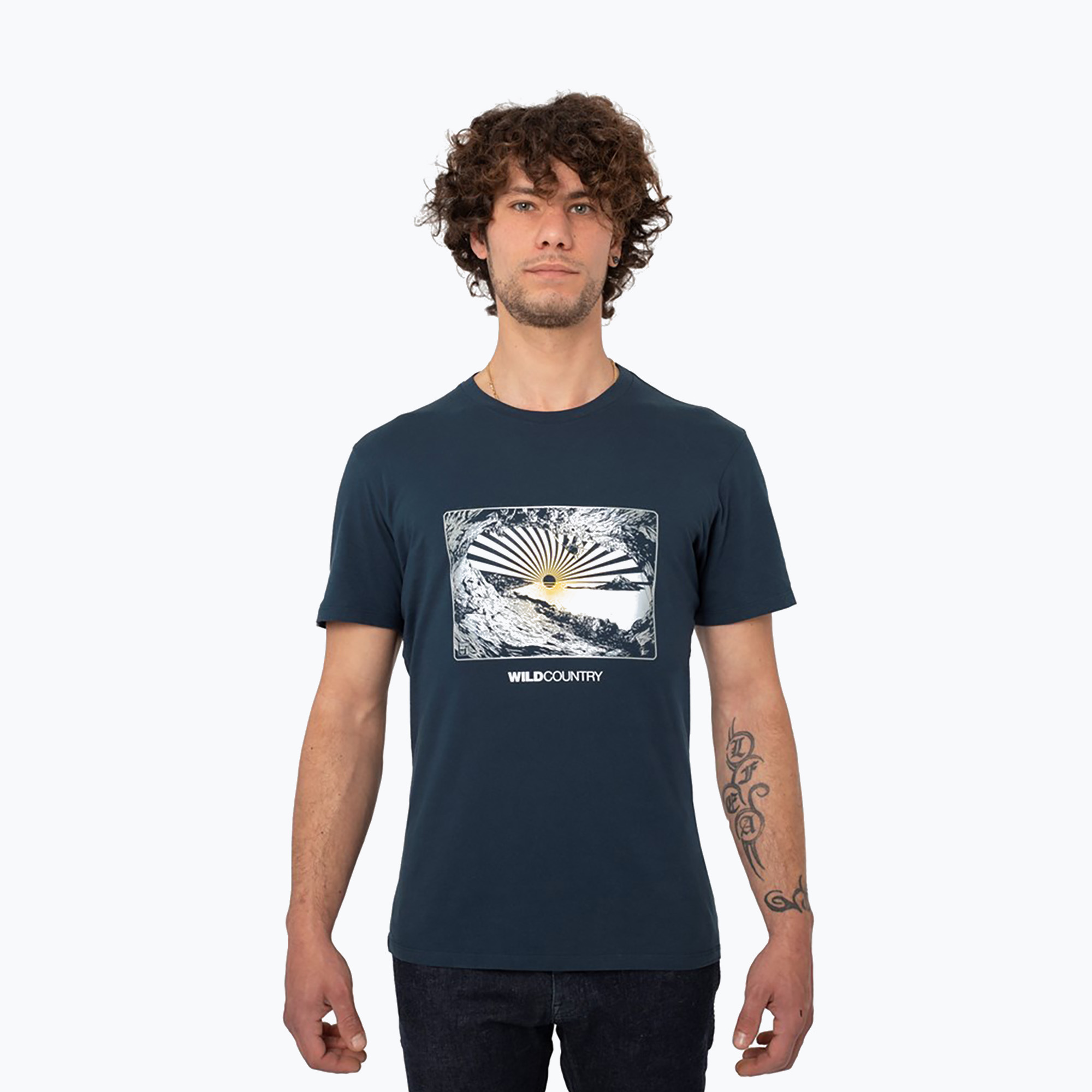 Koszulka wspinaczkowa męska Wild Country Flow navy 