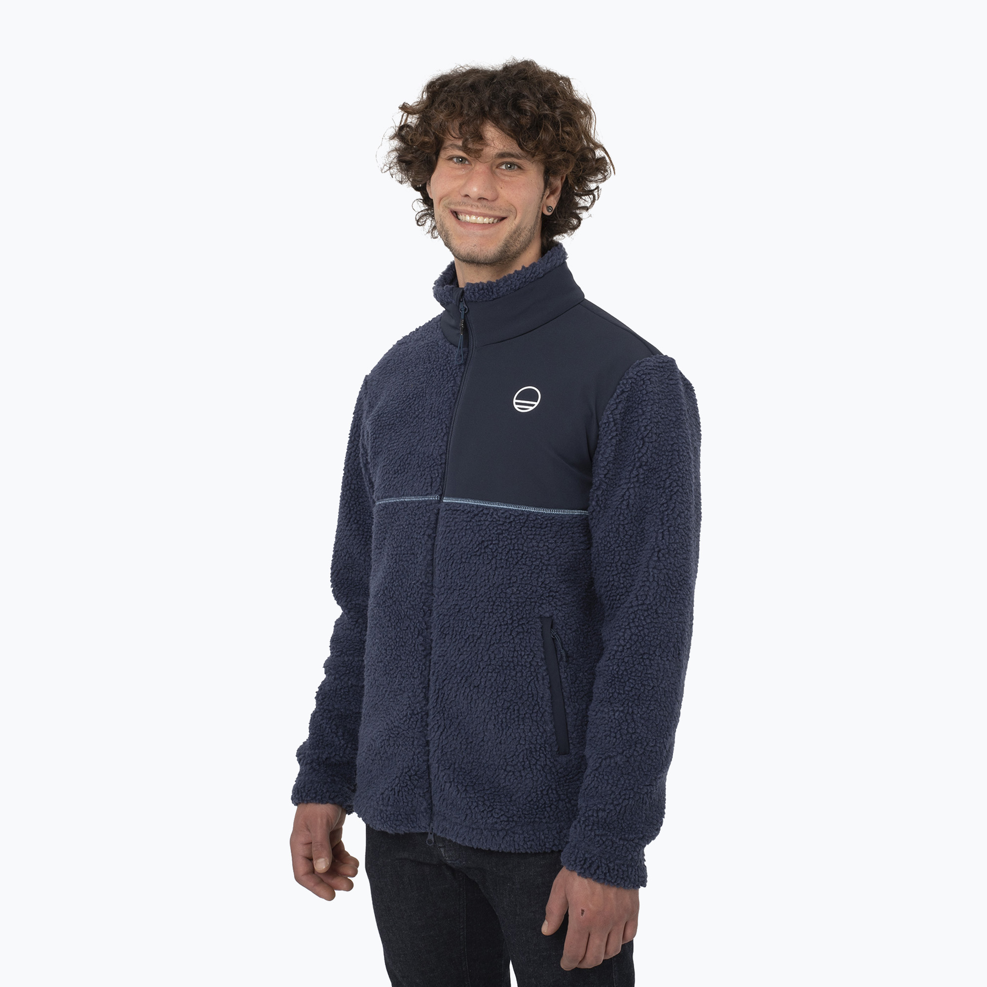 Bluza polarowa męska Wild Country Spotter dark denim 